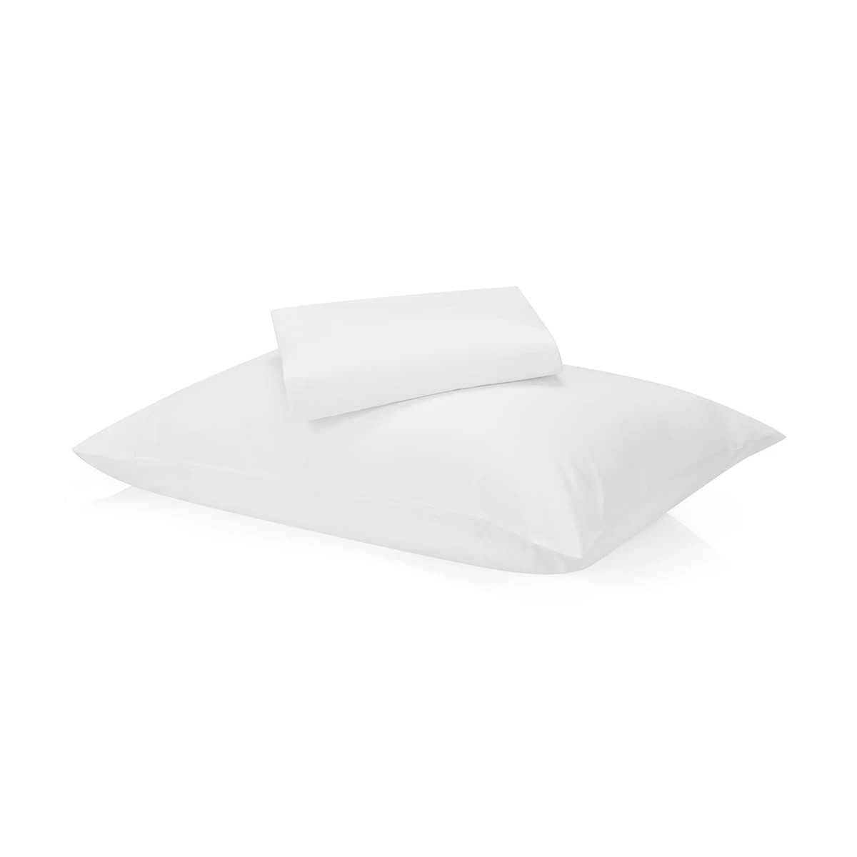 1 180 Thread Count Sheet Set - Single Bed, White, 1 of 7