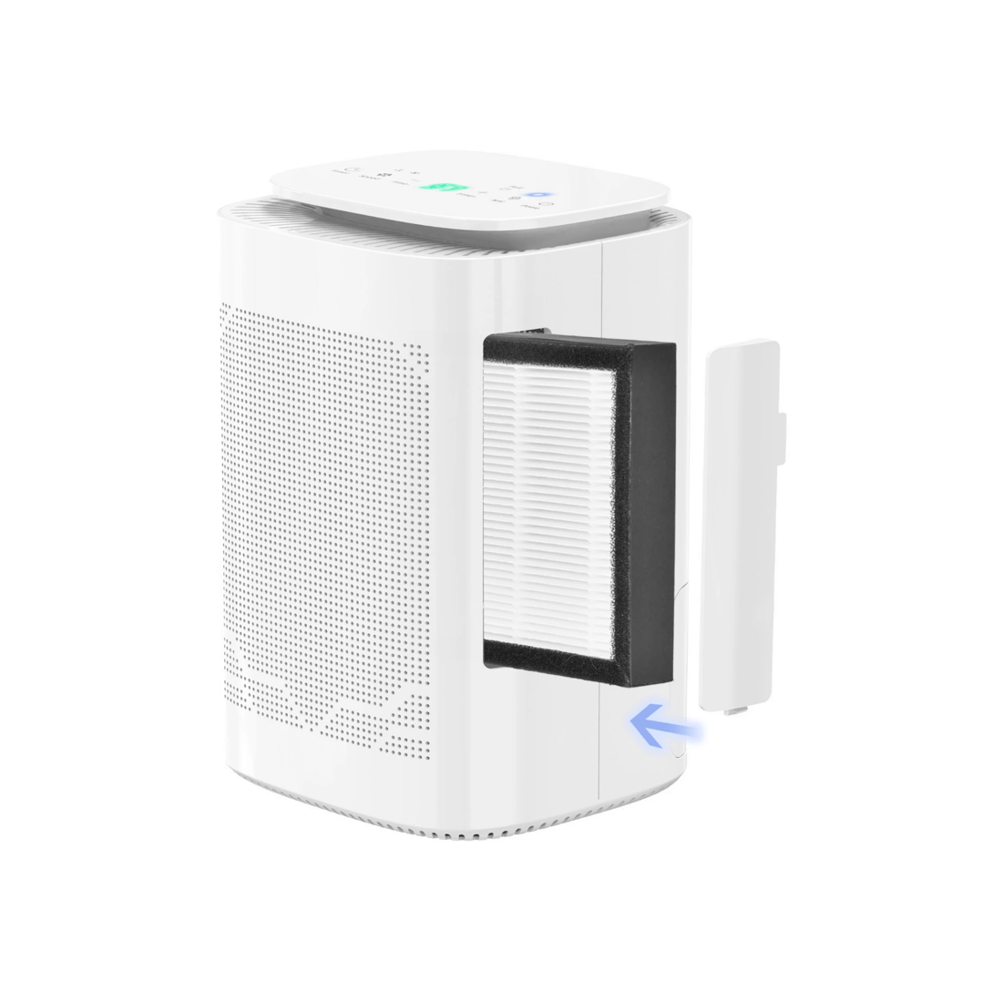 4 Advwin Portable Dehumidifiers with HEPA Air Purifier & Drain Hose White, 4 of 7