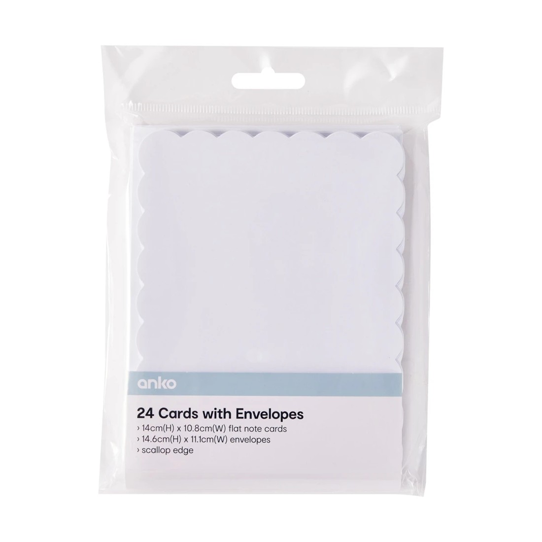 1 24 Pack Cards with Envelopes - White, 1 of 3