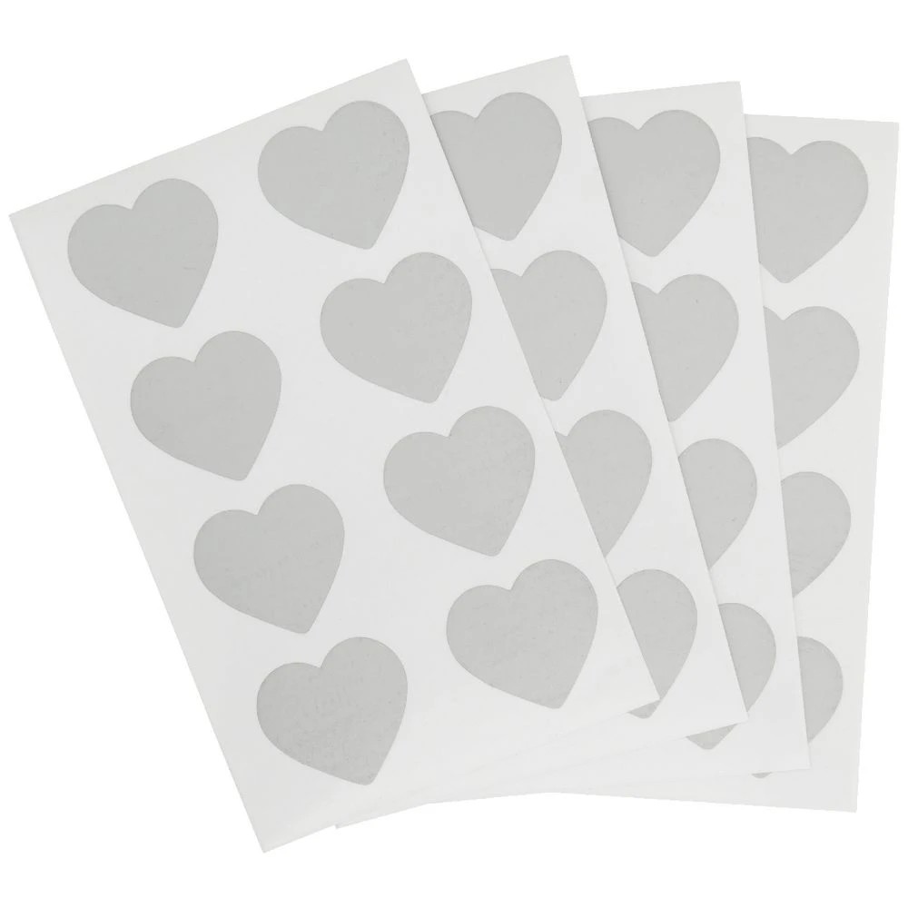 2 Born Scratch Heart Stickers 32 Pack, 2 of 2