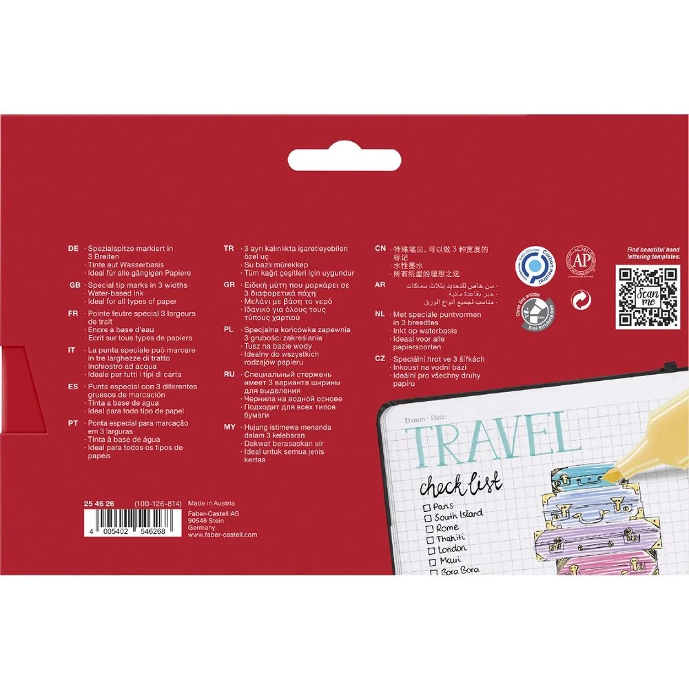 7 Faber-Castell Textliner Highlighters Pastel 8 Pack, 7 of 7