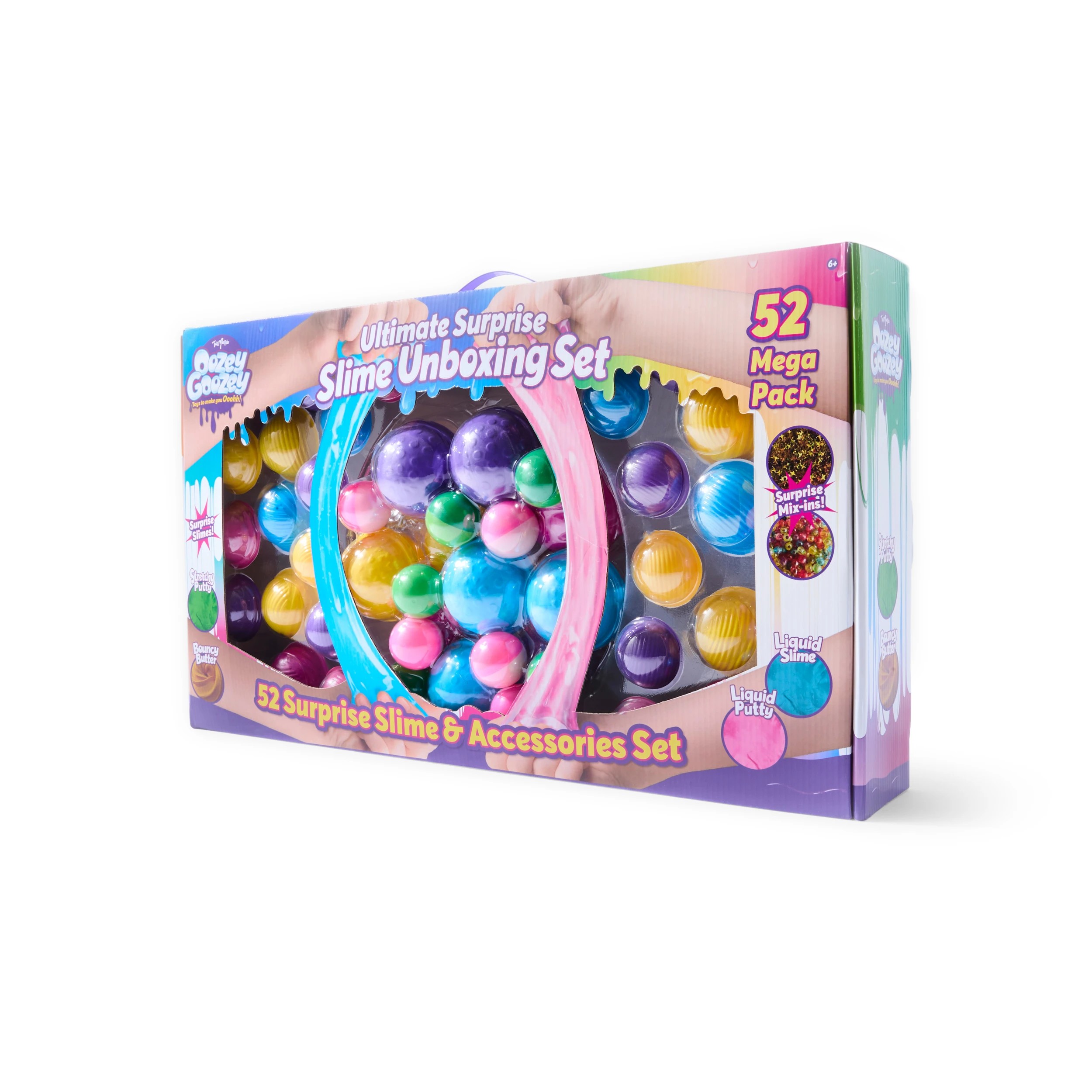 2 ToyMania 52 Mega Pack Oozey Goozey Ultimate Surprise Slime and Accessories Unboxing Set, 2 of 6