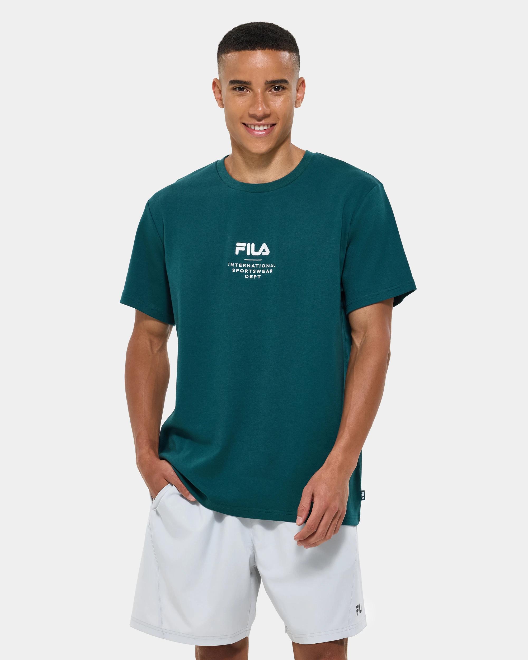 1 Fila Heavyweight T-Shirt PINE GREEN, 1 of 6