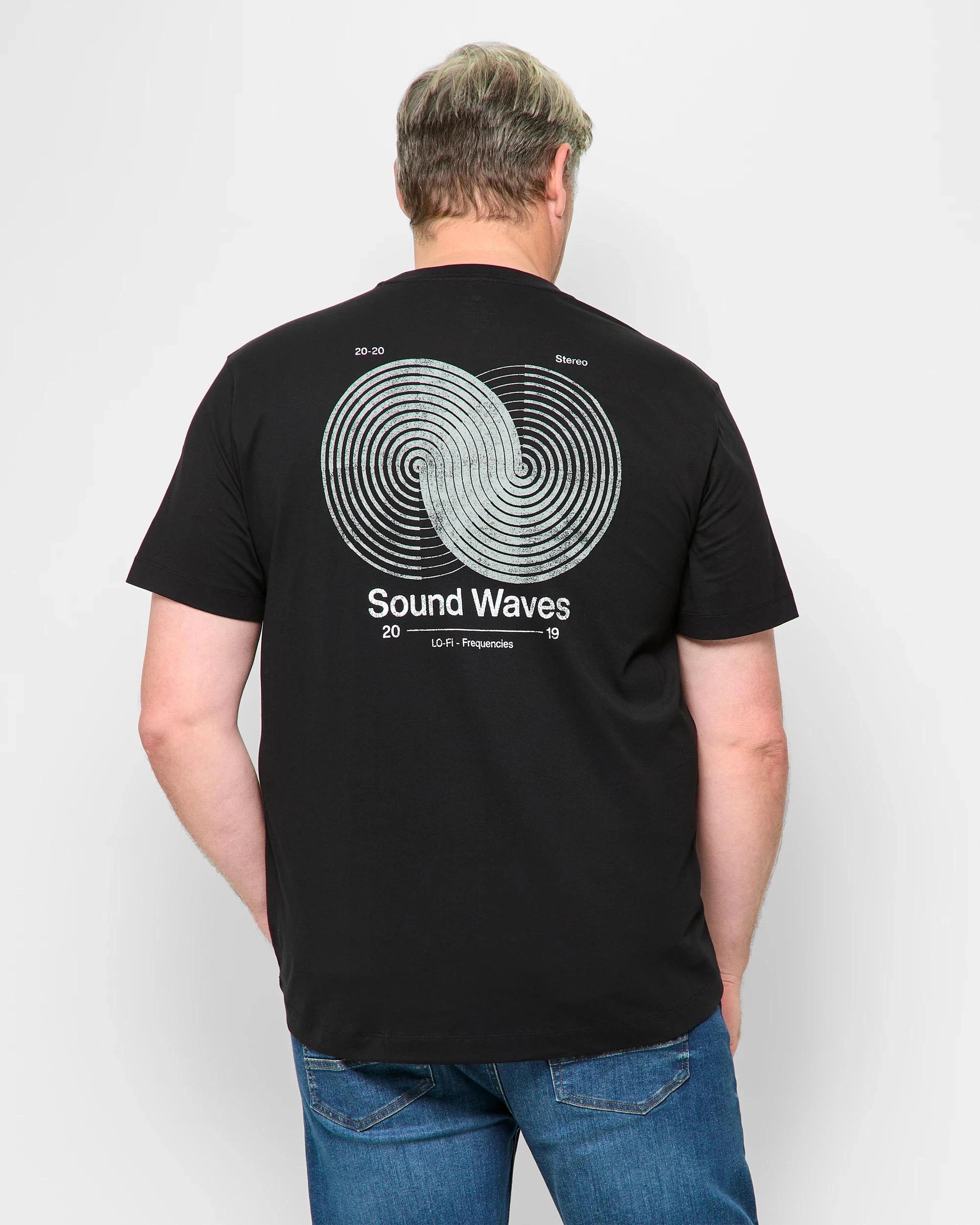 4 Target Plus Size Australian Cotton Print T-Shirt BLACK, 4 of 5