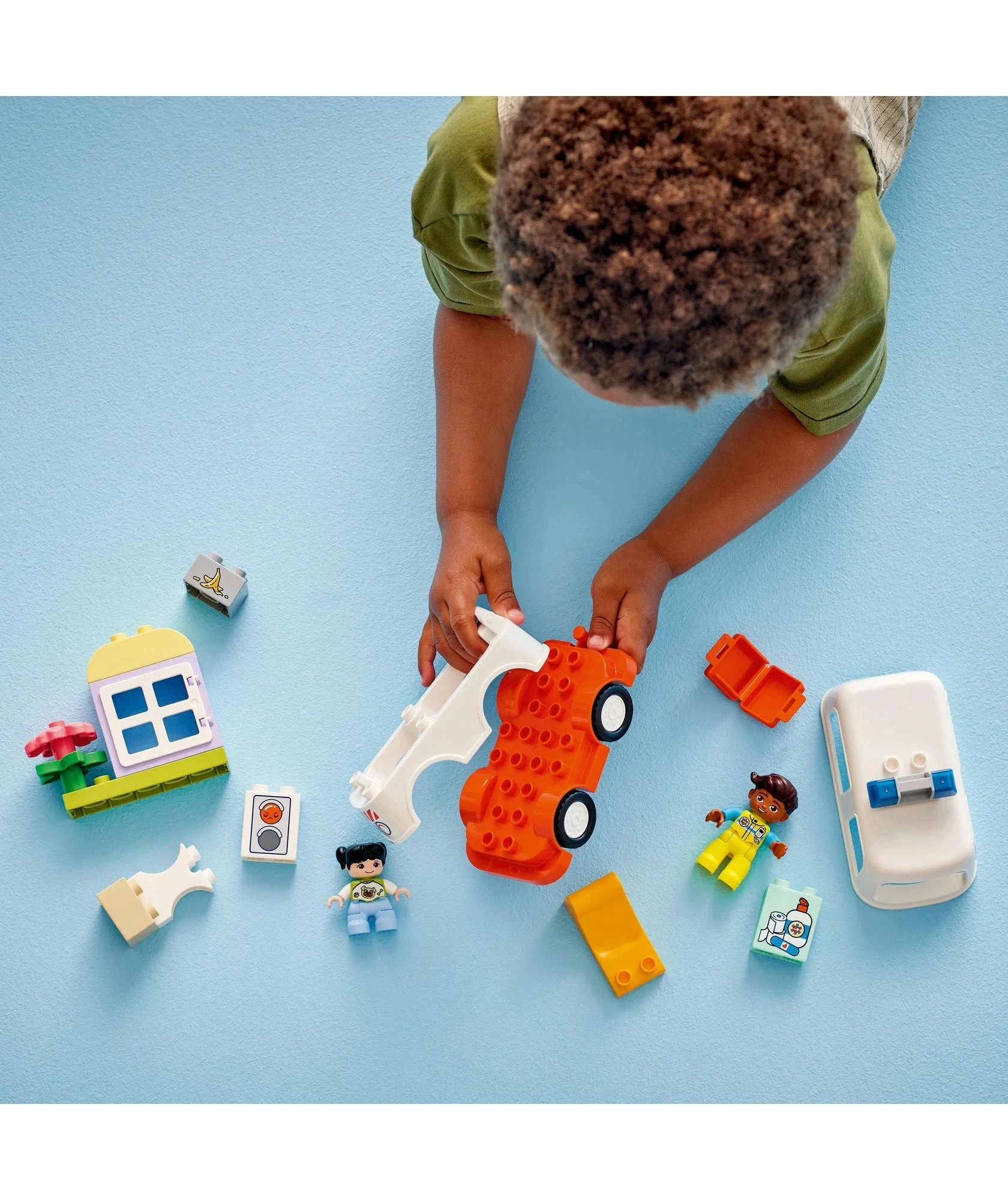 9 LEGO® DUPLO Town Ambulance & Driver 10447 - Multi, 9 of 10