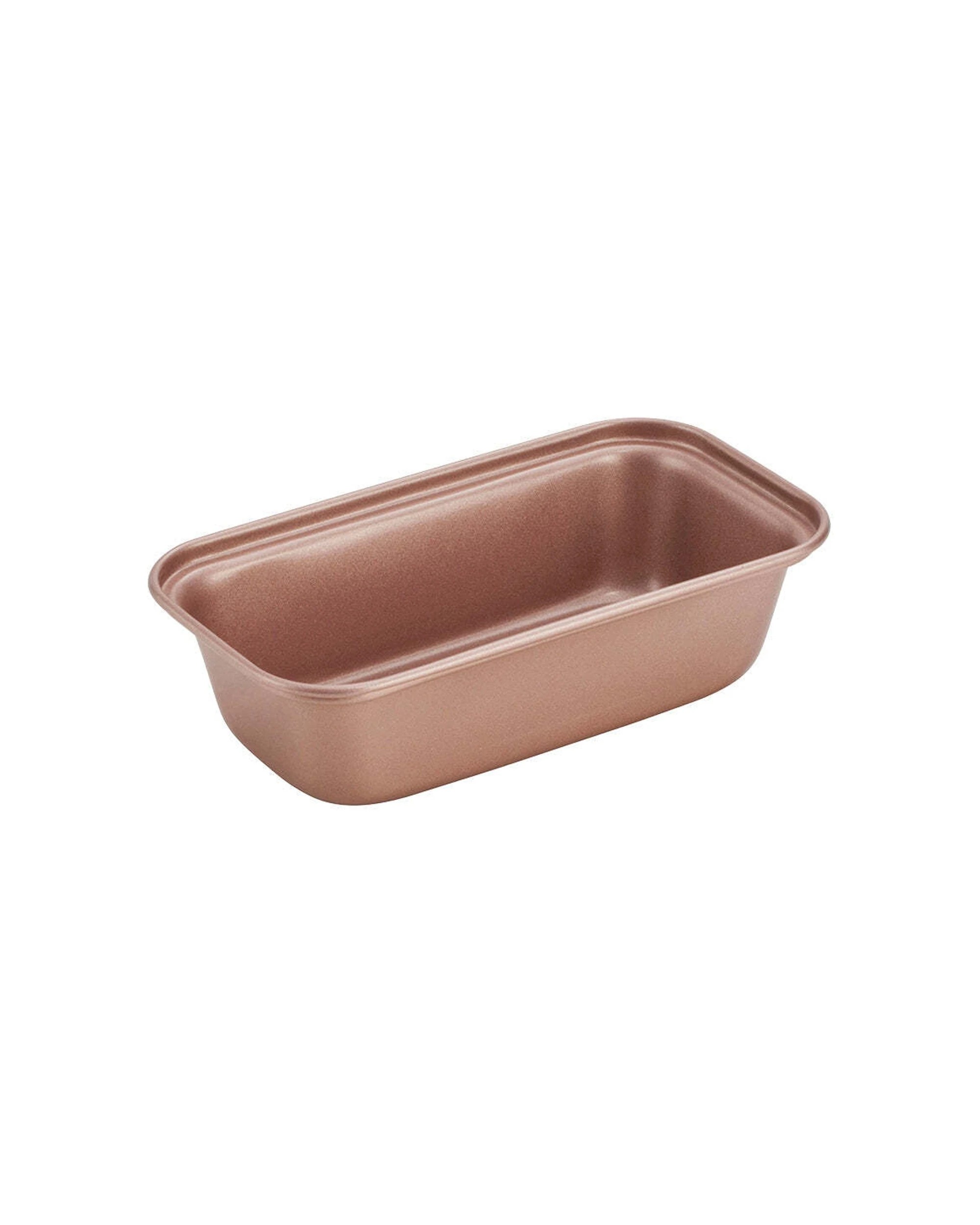 2 Wiltshire Mini Non-Stick Loaf Pan Oven Baking Tin 15.5x8.5x4.5cm - Gold, 2 of 3