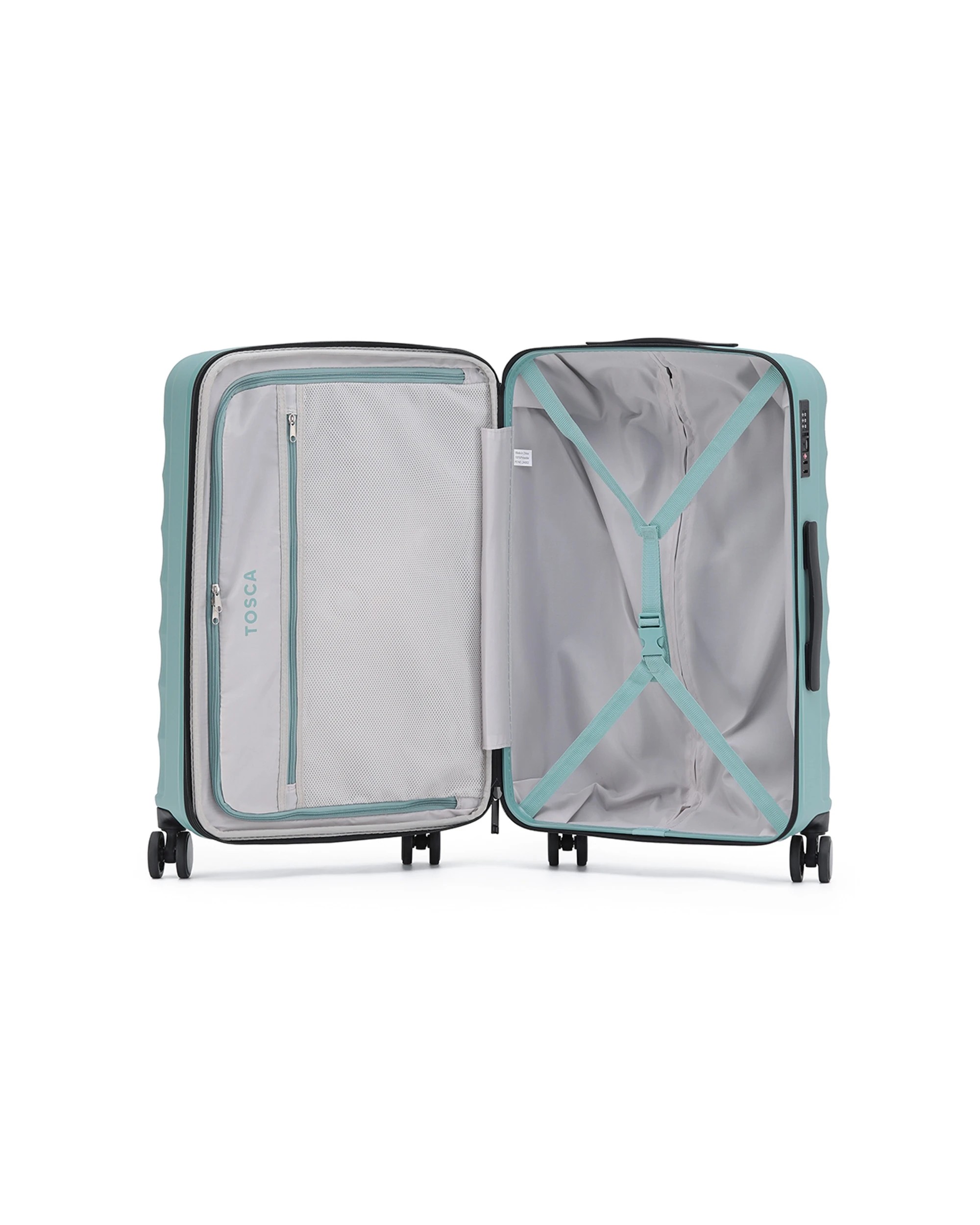 2 Tosca Interstellar 2.0 Hard Shell 20" and 30" Suitcase Luggage Set Ocean - Blue, 2 of 4