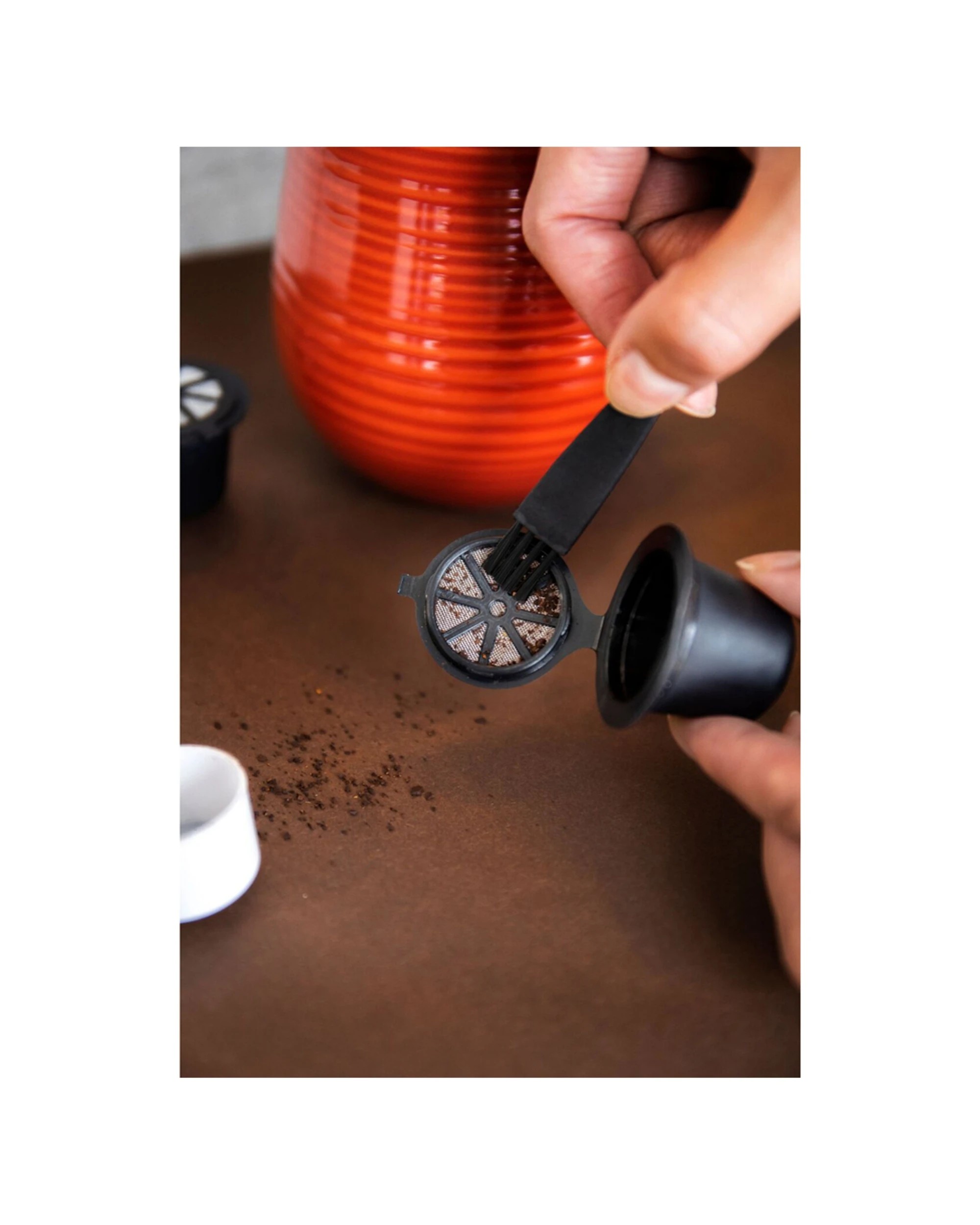 4 La Cafetiere 6pc 11.5cm Reusable Coffee Pods For Nespresso Machines - Black, 4 of 5