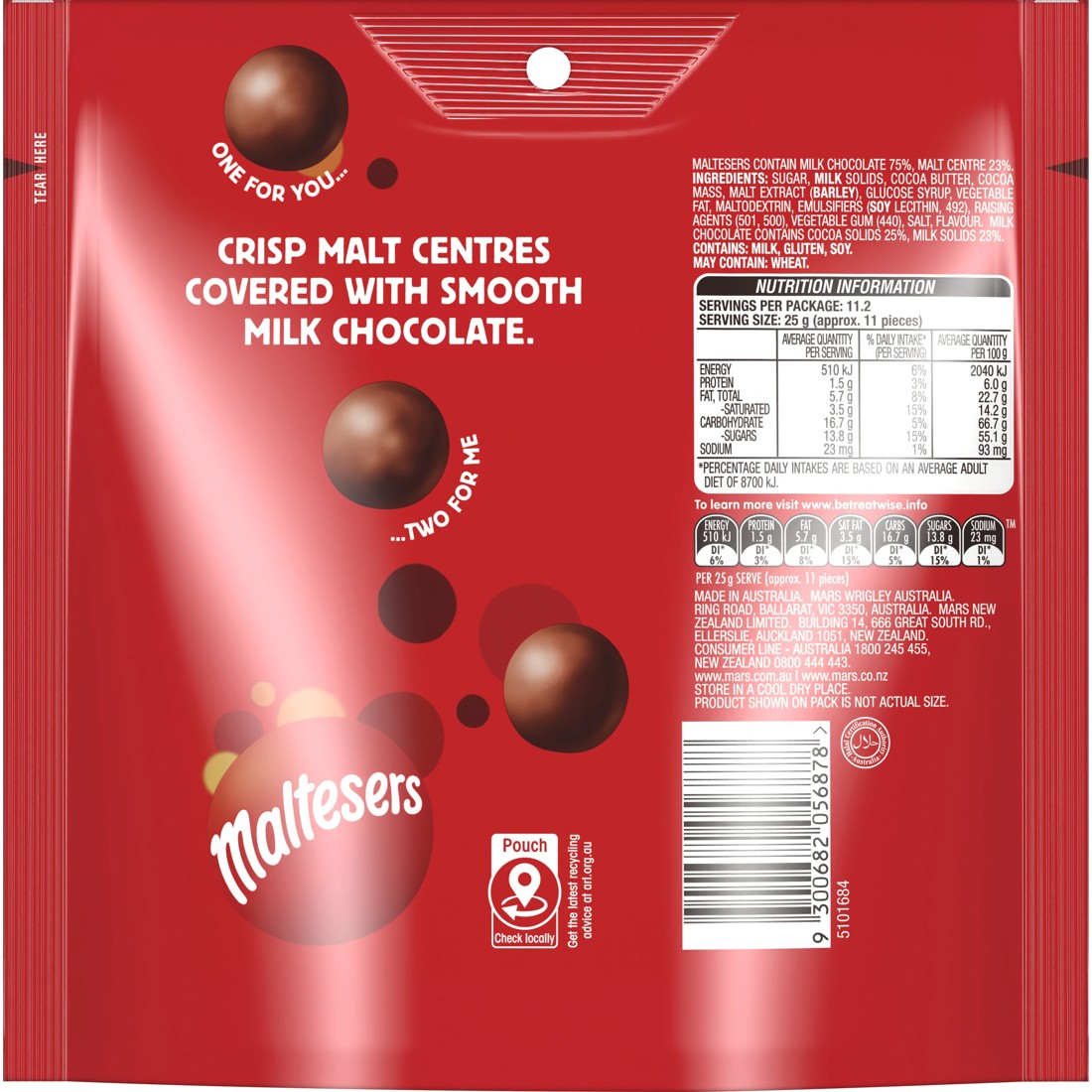 3 Maltesers Milk Chocolate Snack & Share Bag 280g, 3 of 7