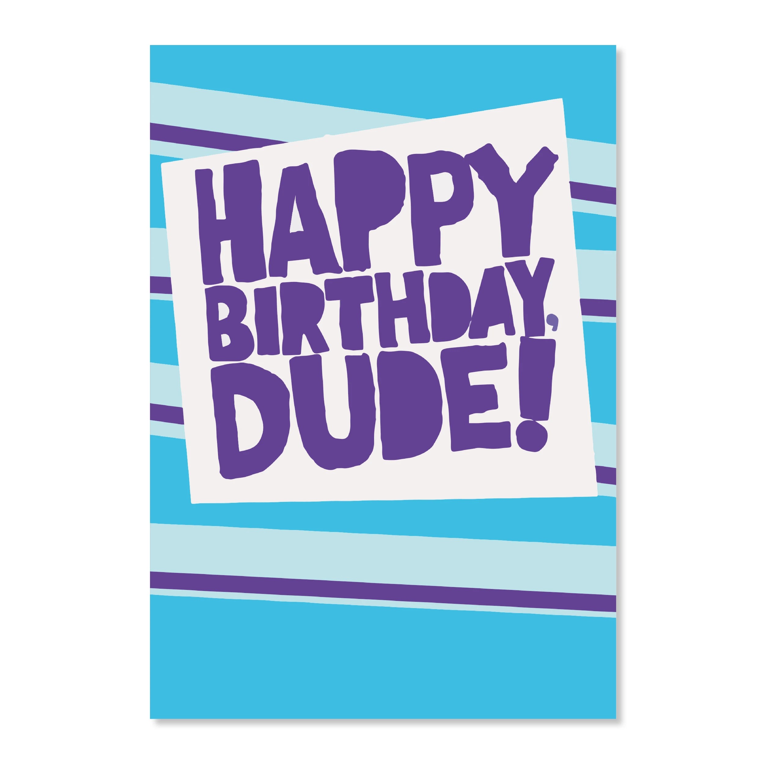 3 Hallmark Birthday Card - Happy Birthday Dude!, 3 of 3