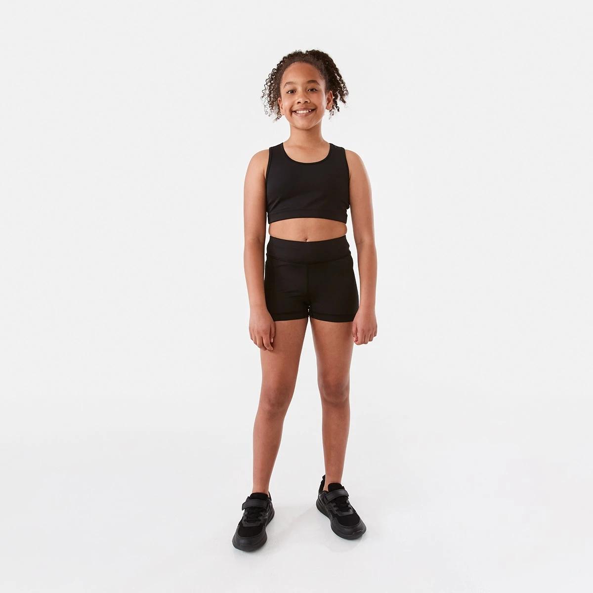 6 Active Kids Micro Bike Shorts BLACK, 6 of 9