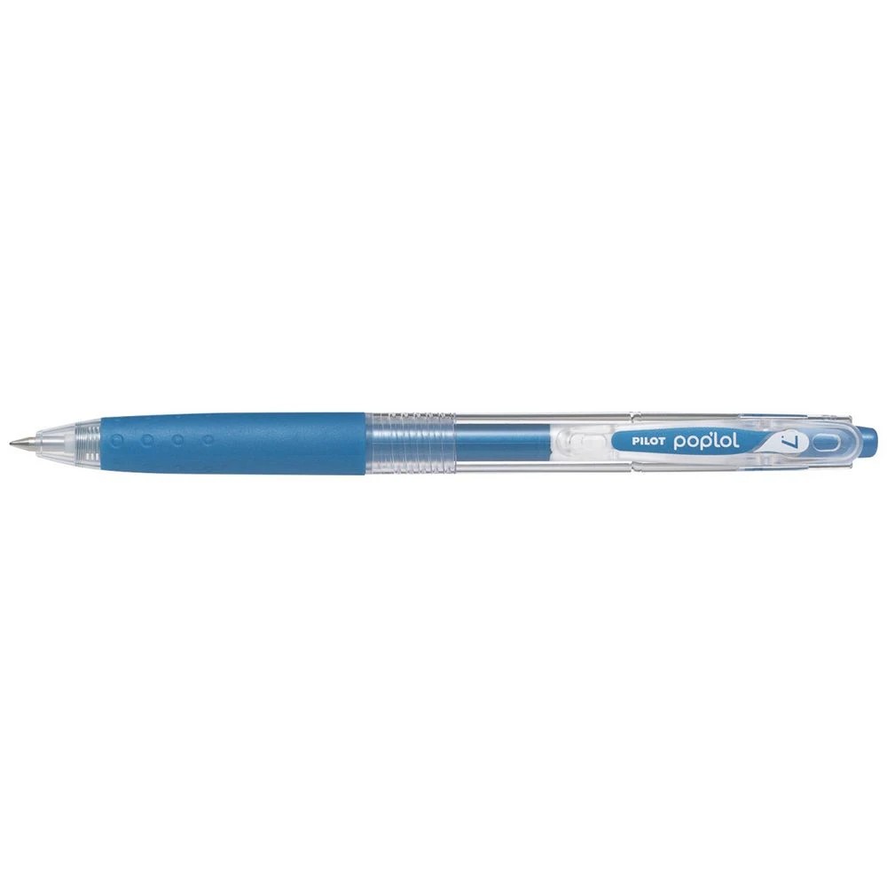 1 PILOT Pop'Lol Gel Pen 0.7mm Metallic Blue, 1 of 1