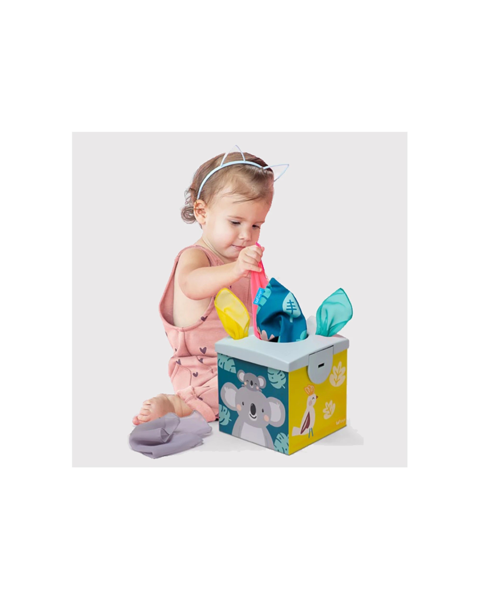 2 Taf Toys Kimmy Koala Wonder Tissue Box Baby Sensory Soft Textured Toy - Multi, 2 of 3