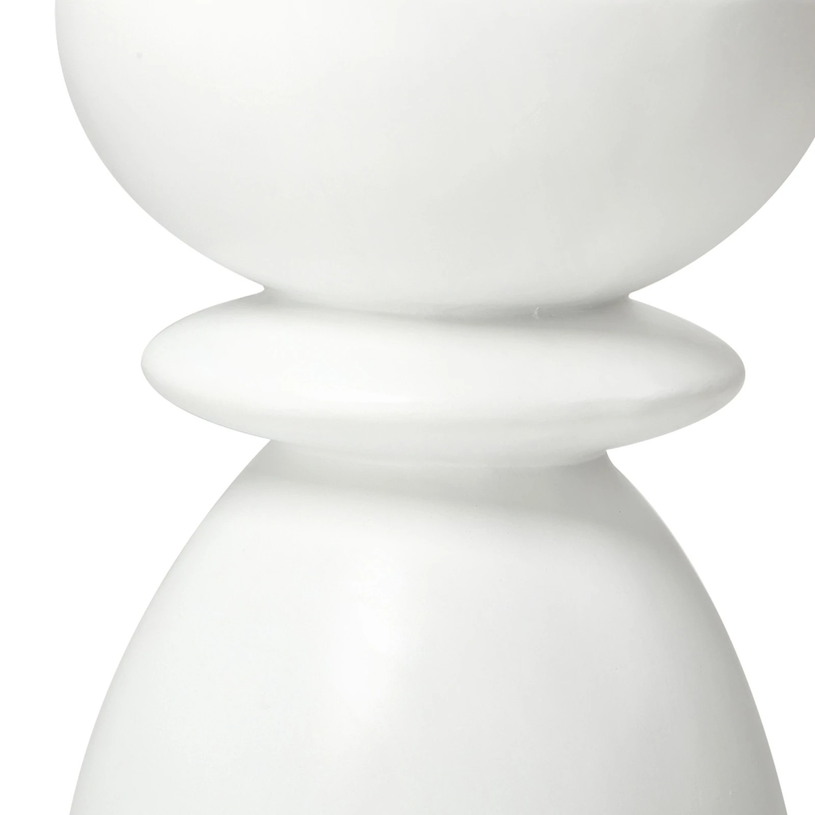 7 Oikiture Side Table Round Coffee End Stool Bedside Stand Stone Patio Garden - White, 7 of 9
