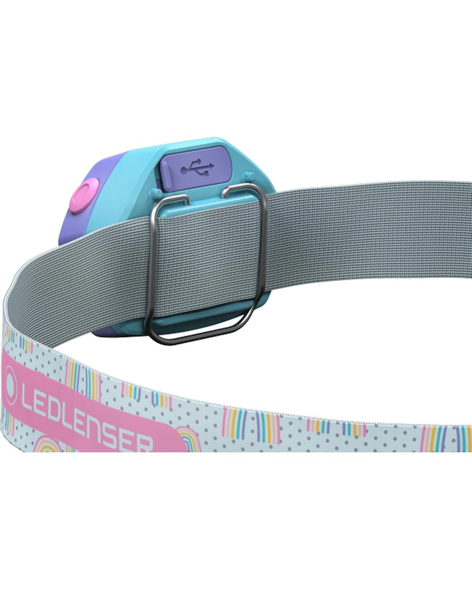 2 Ledlenser Kidled 4R Kids Rechargeable Head Torch Headlamp Purple, 2 of 5
