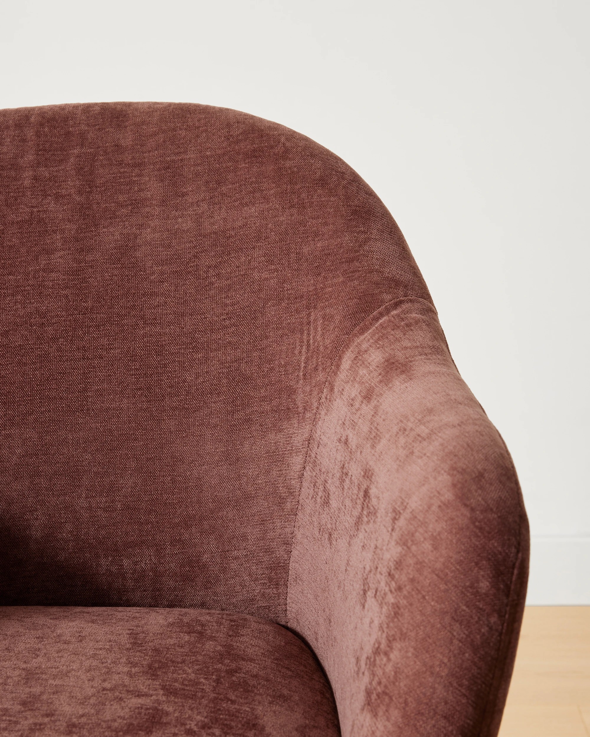 5 Gigi Swivel Dining Chair - Burgundy, 5 of 7