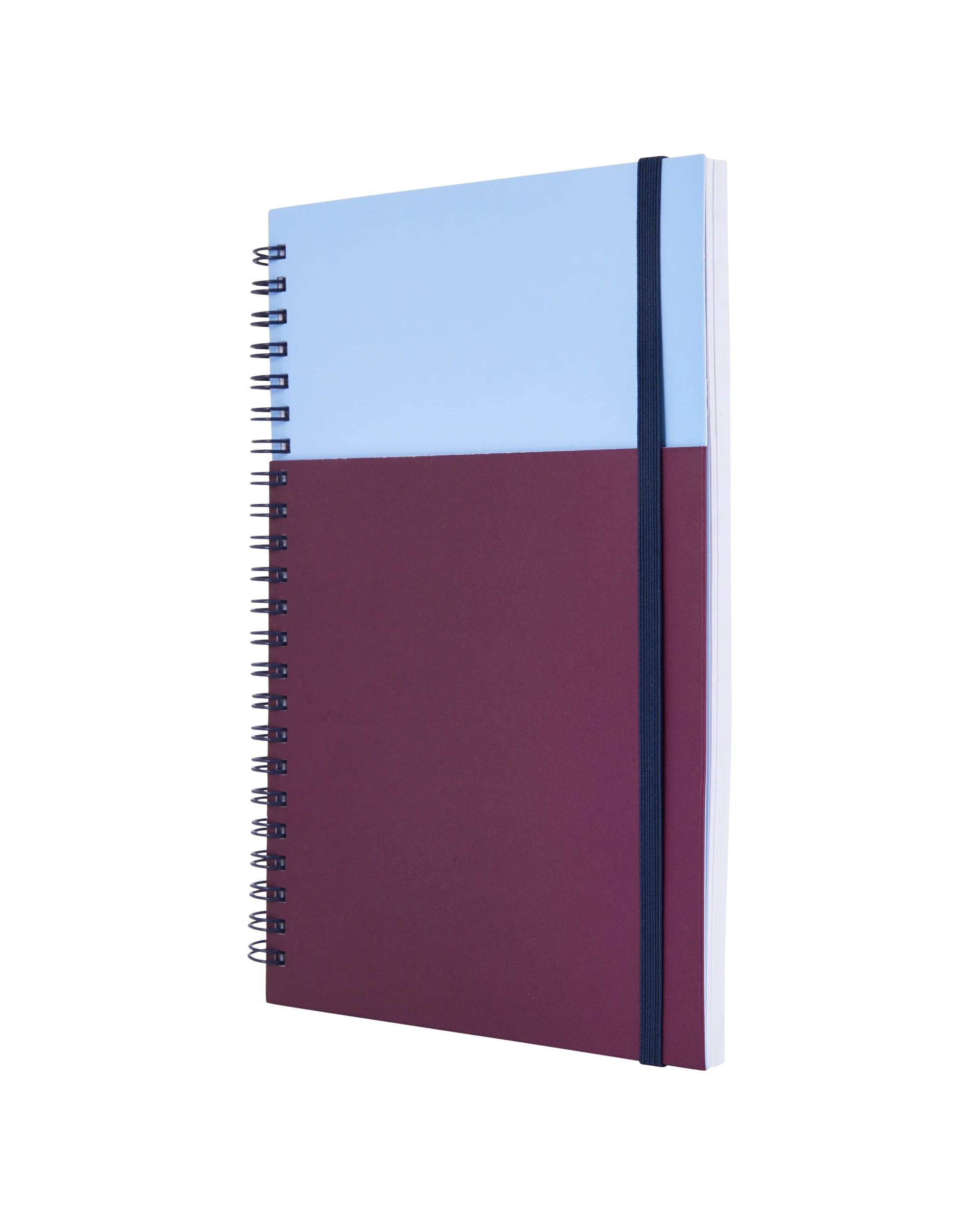 3 A5 Notebook Spiral Colour Blue 80gsm 160 Pages, 3 of 4