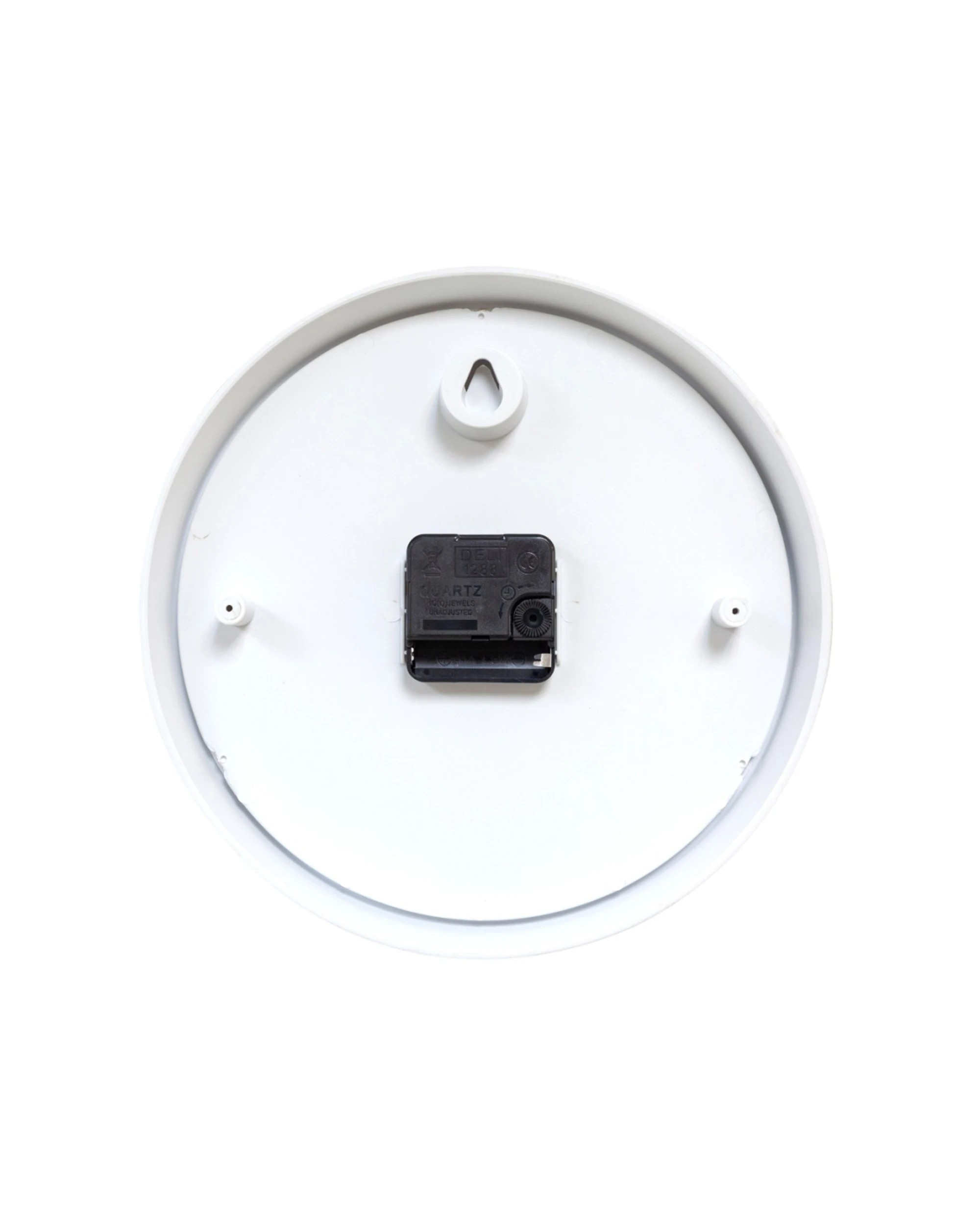 4 NeXtime Peter 36cm Silent Movement Wall Clock Minimalist Plastic Cover - White, 4 of 8