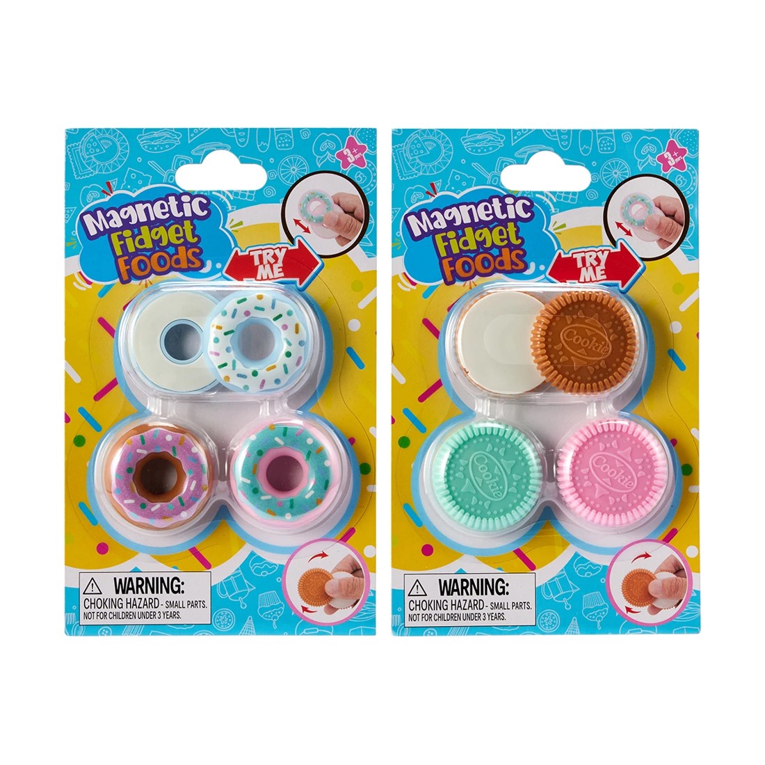7 Magnetic Fidget Foods - Assorted, 7 of 7