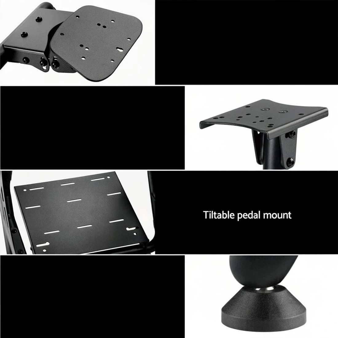 4 Artiss Racing Simulator Cockpit Steering Wheel Gaming Chair - Multi, 4 of 5