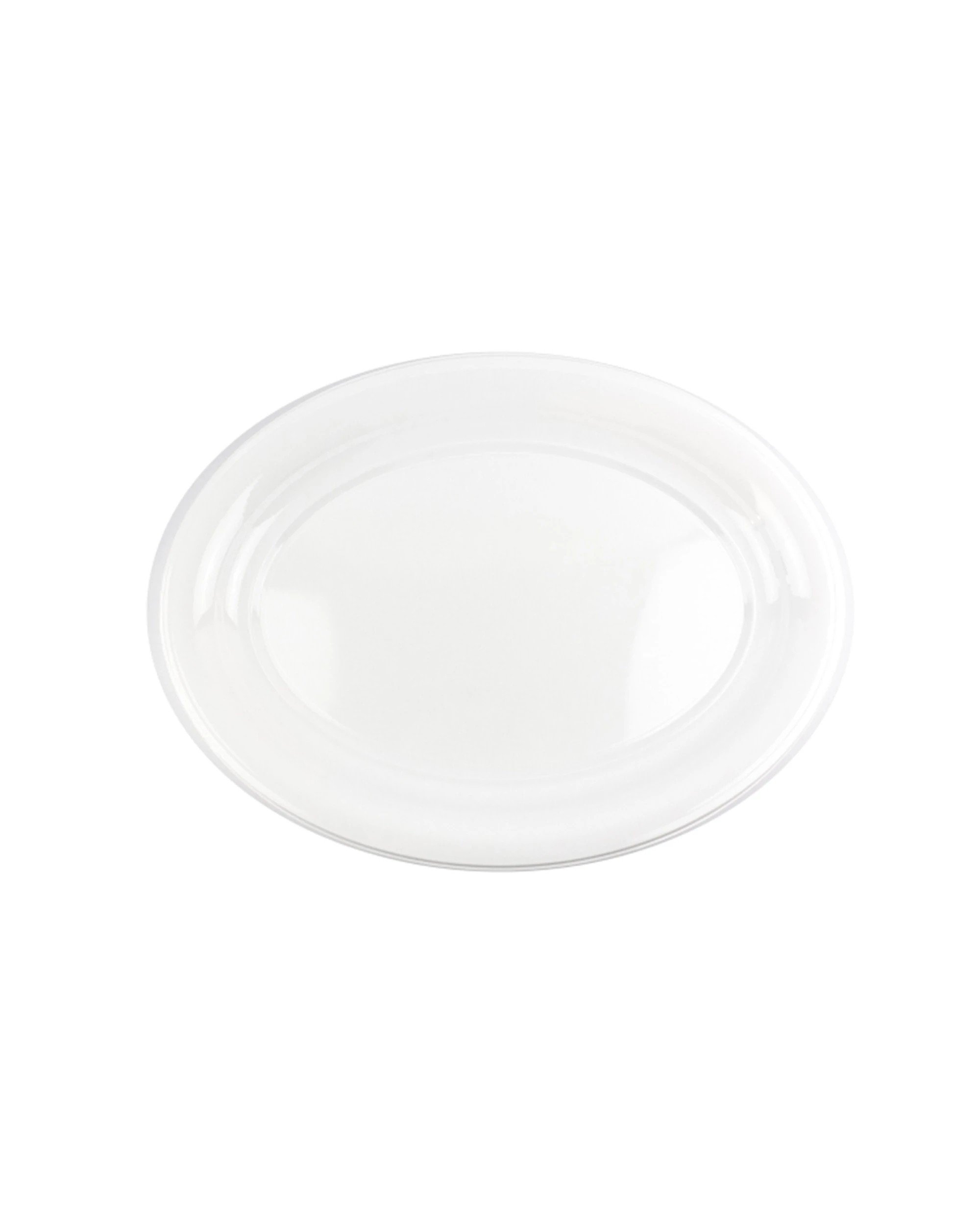 1 Partyware 3pc Oval Shaped Serving Tray Set Serveware 275x390mm - White, 1 of 1