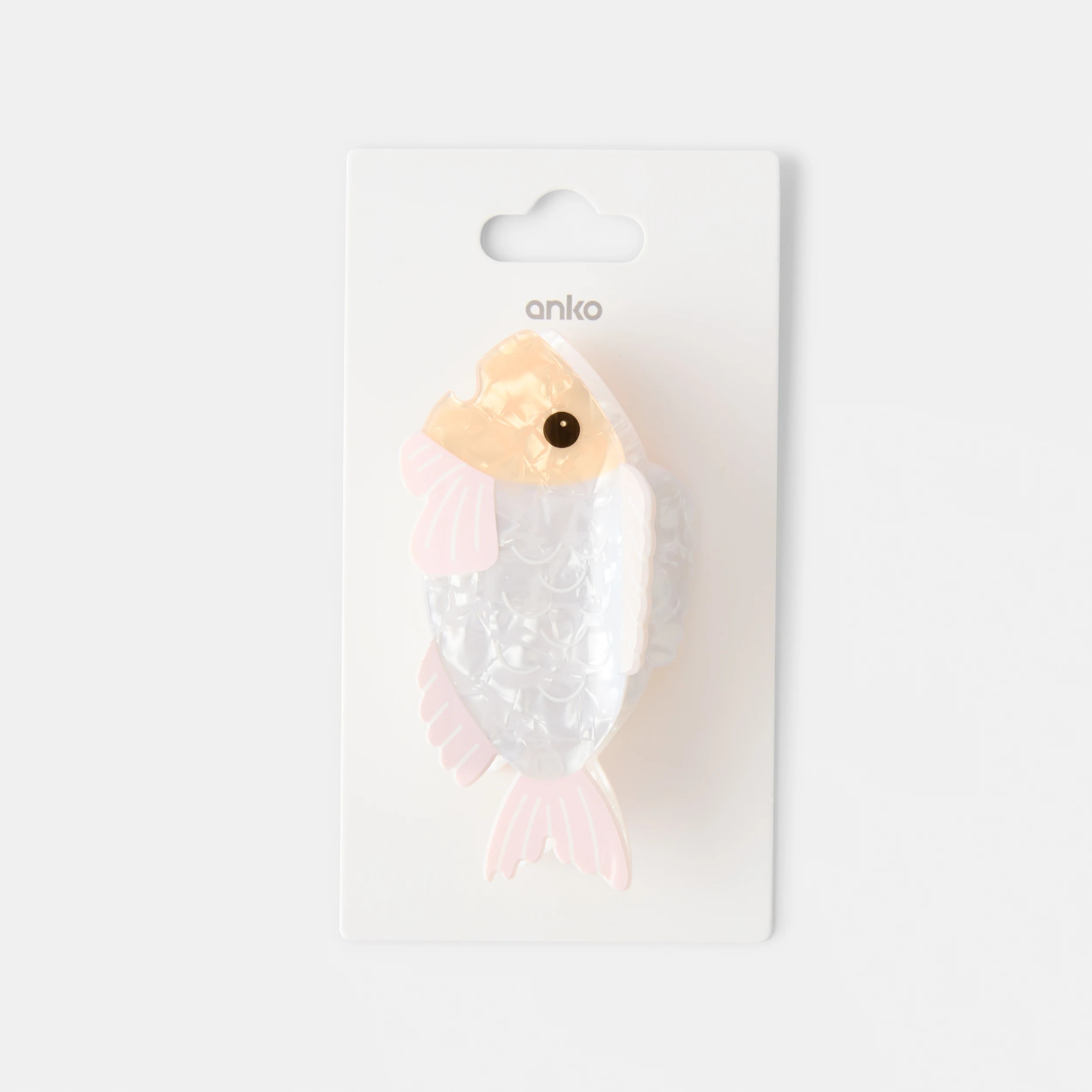 4 Pink Novelty Fish Claw Hair Clip, 4 of 4
