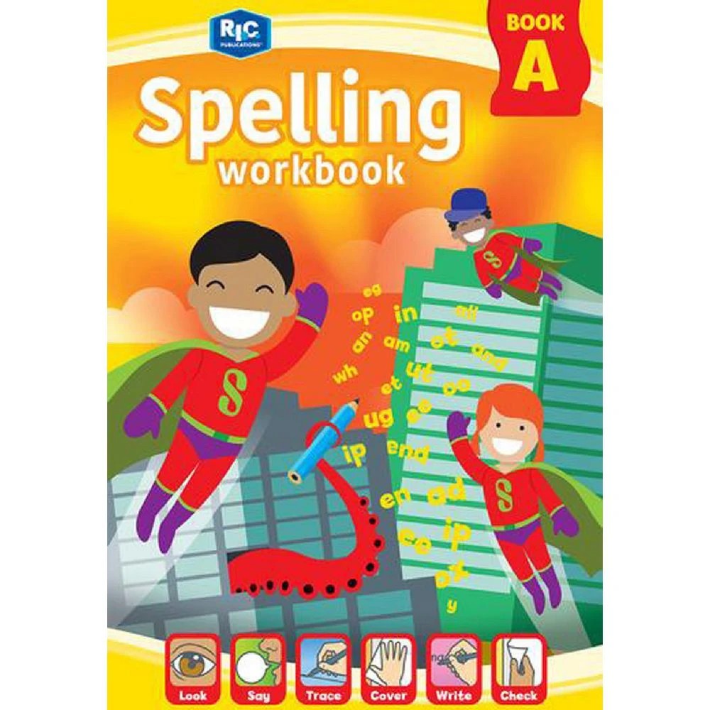 1 Spelling Workbook Interactive Book A, 1 of 5