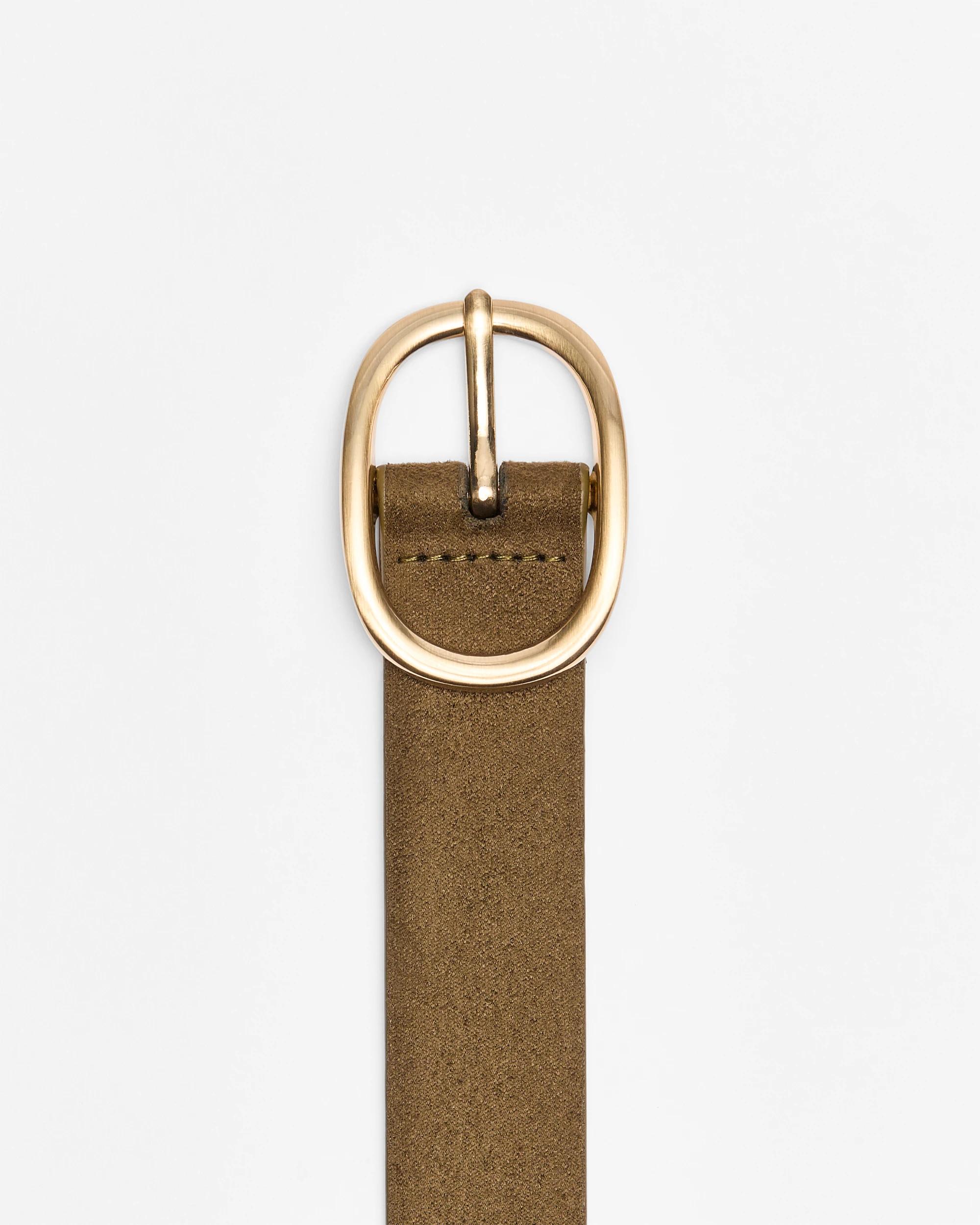 3 Target Faux Suede Jean Belt KHAKI, 3 of 3