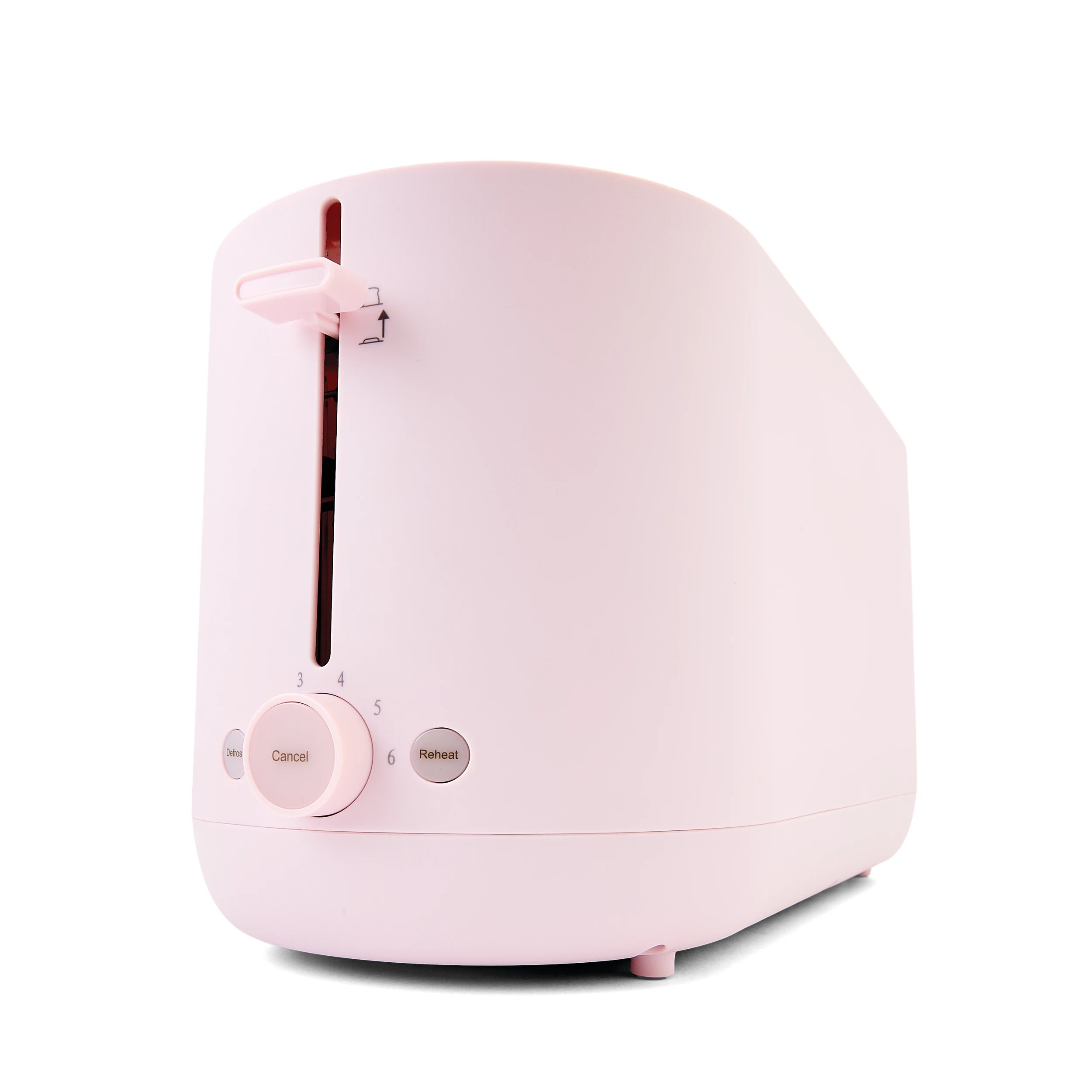 2 4 Slice Toaster Long Slot - Pink, 2 of 9