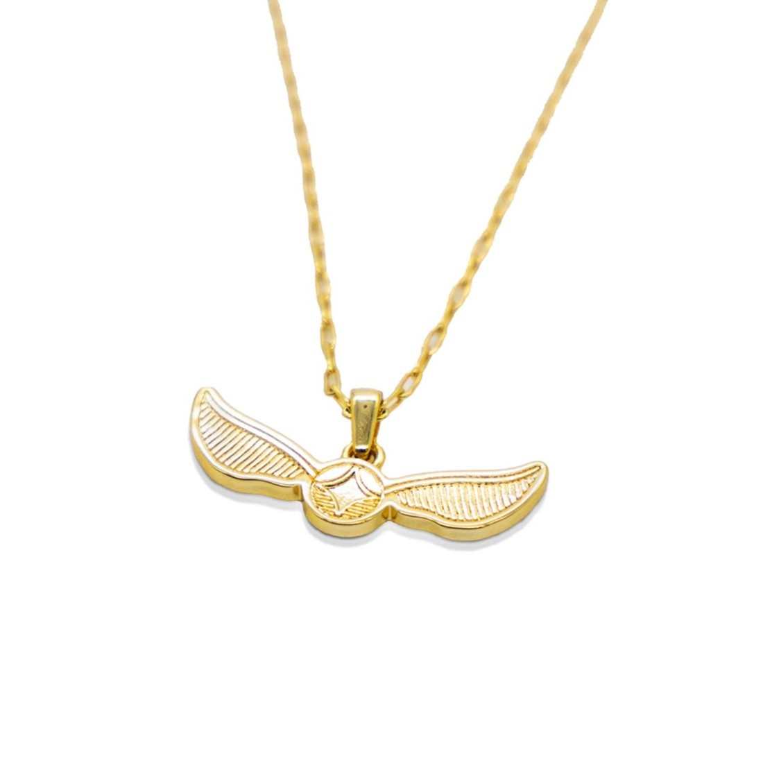 3 Harry Potter - Snitch Wings Necklace - Gold, 3 of 5