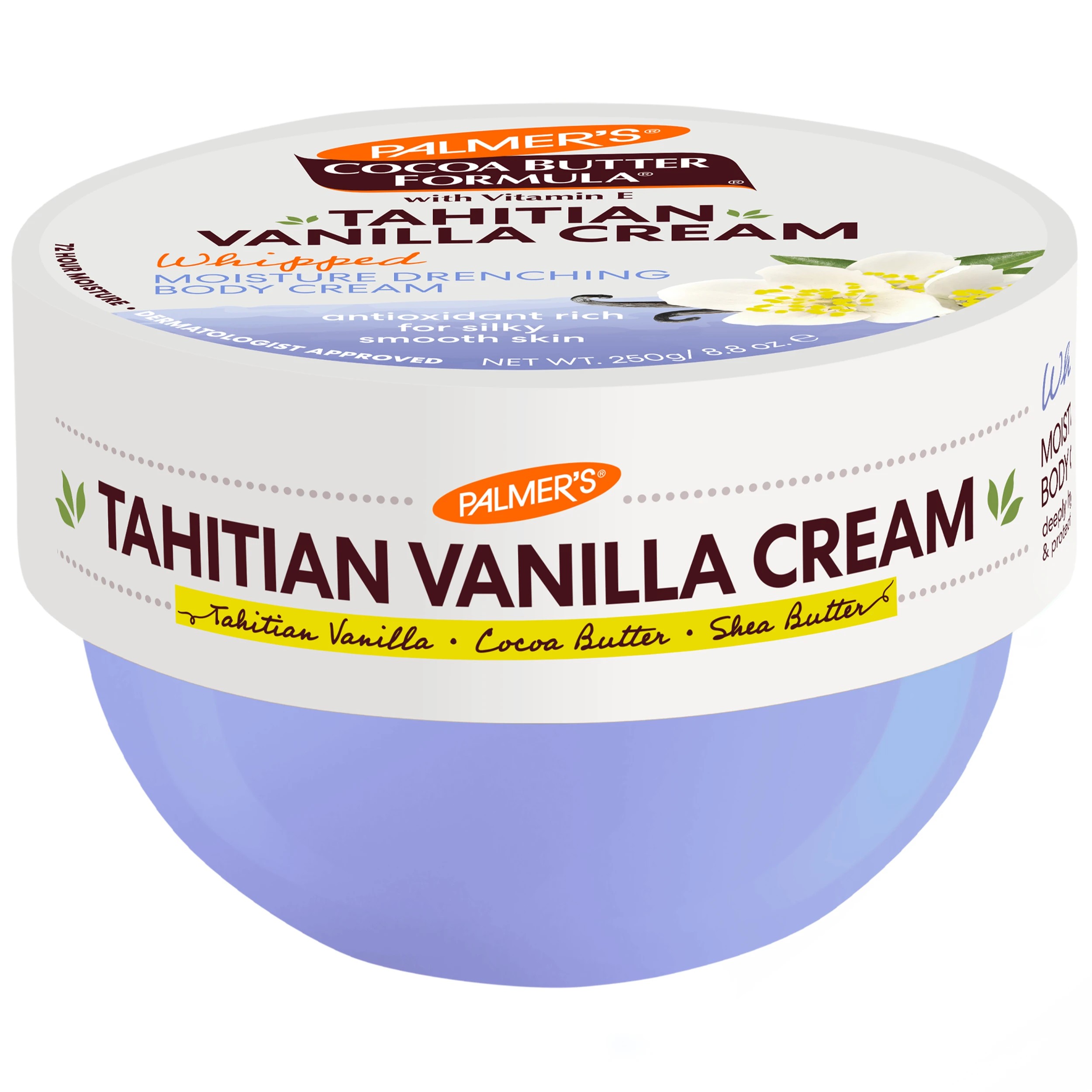 1 Palmer's Tahitian Vanilla Cream Body Cream 250g - Vitamin E, Tahitian Vanilla, Shea Butter and Cocoa Butter Formula, 1 of 7