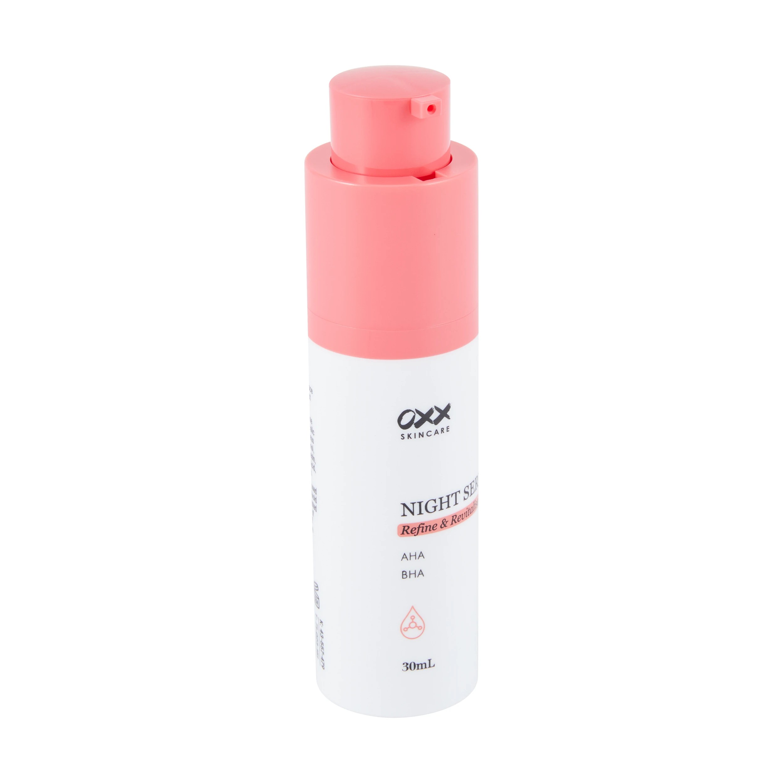 2 OXX Skincare Refine & Revitalise Night Serum 30ml - AHA and BHA, 2 of 4