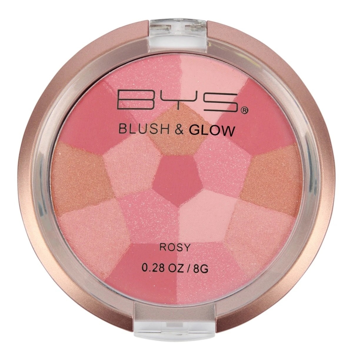 1 BYS Blush & Glow Powder - Rosy, 1 of 3