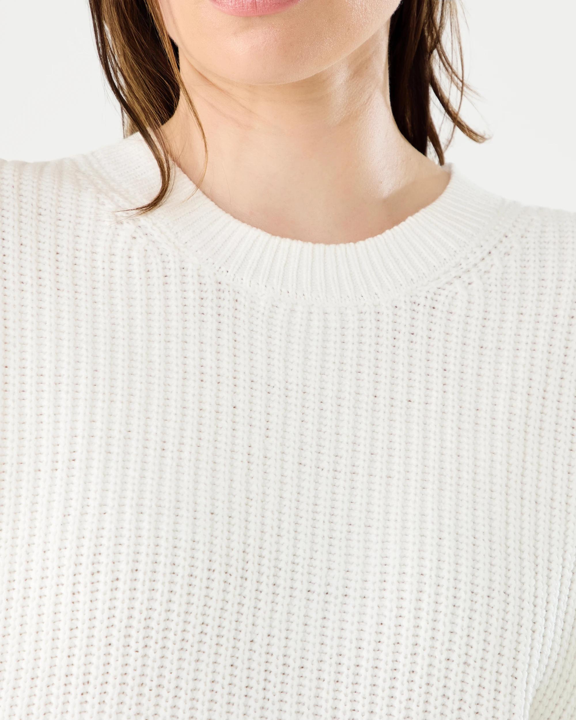 5 Short Sleeve Knit Pullover Cld White, 5 of 6