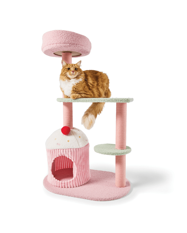 Cat Scratcher Cupcake Tower - L