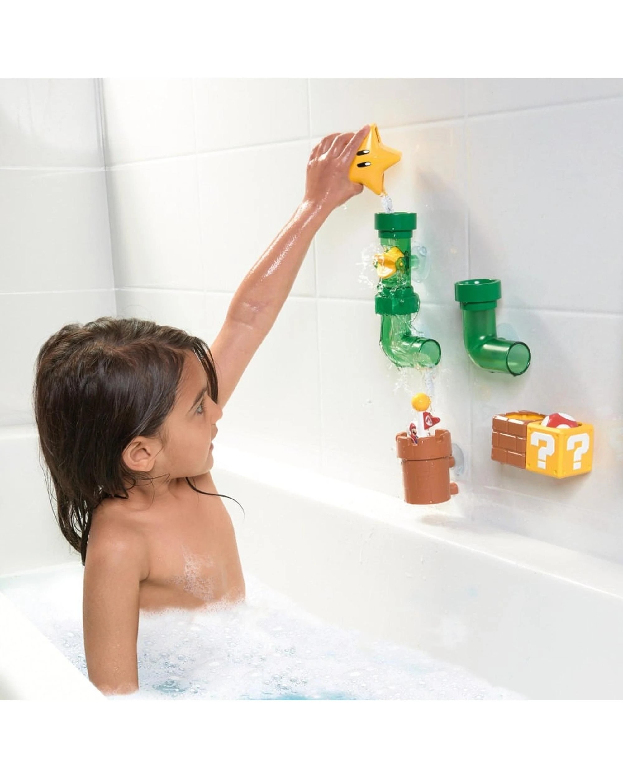 7 Tomy Toomies My Mario Bath Pipes Playset, 7 of 7