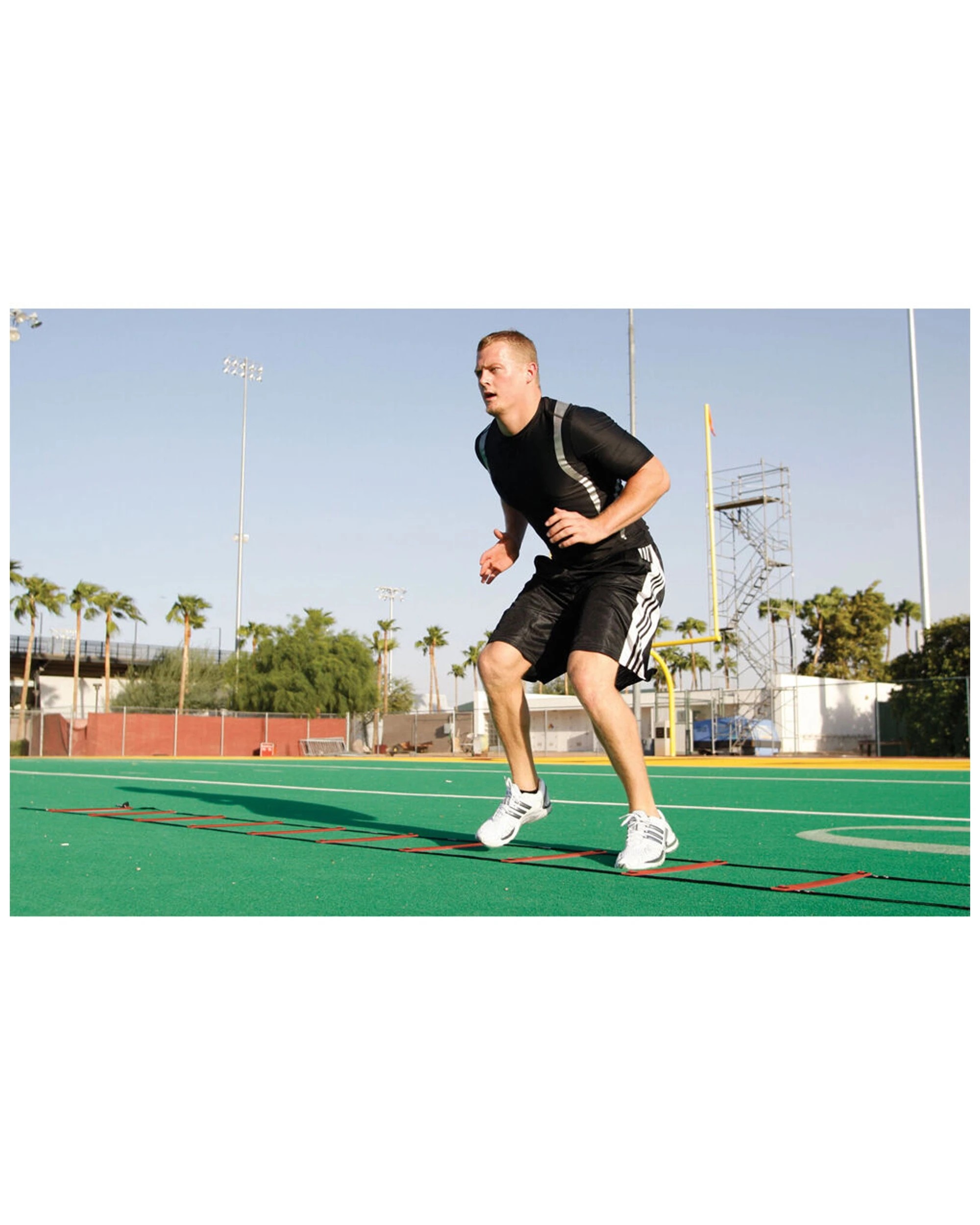 2 GoFit Agility Ladder 15ft Expandable With Carry Bag Indoor Outdoor Use - Multi, 2 of 2