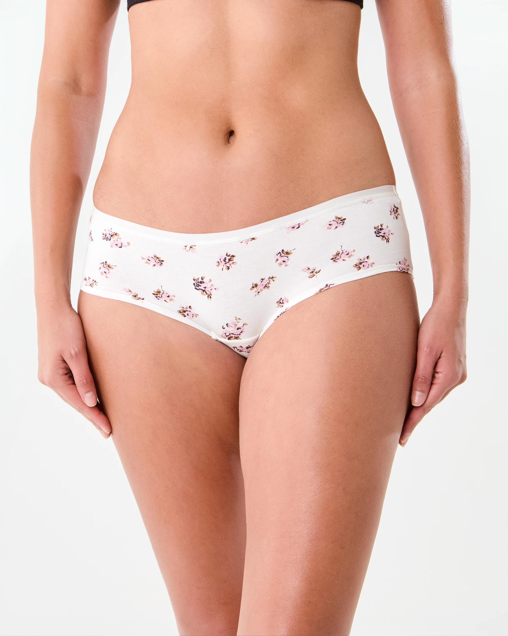 3 5 Pack Boyleg Briefs Roses, 3 of 10