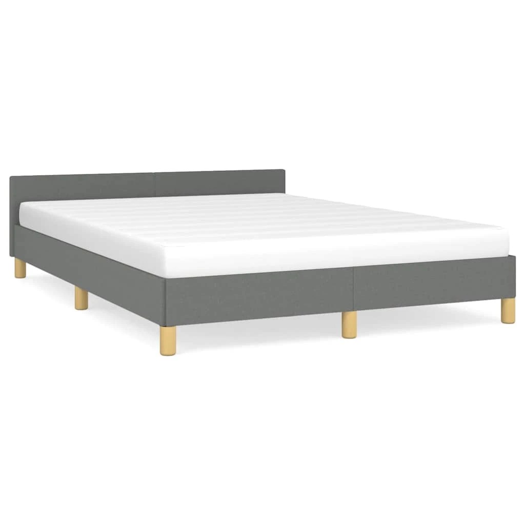 2 Vidaxl Bed - Grey, 2 of 9