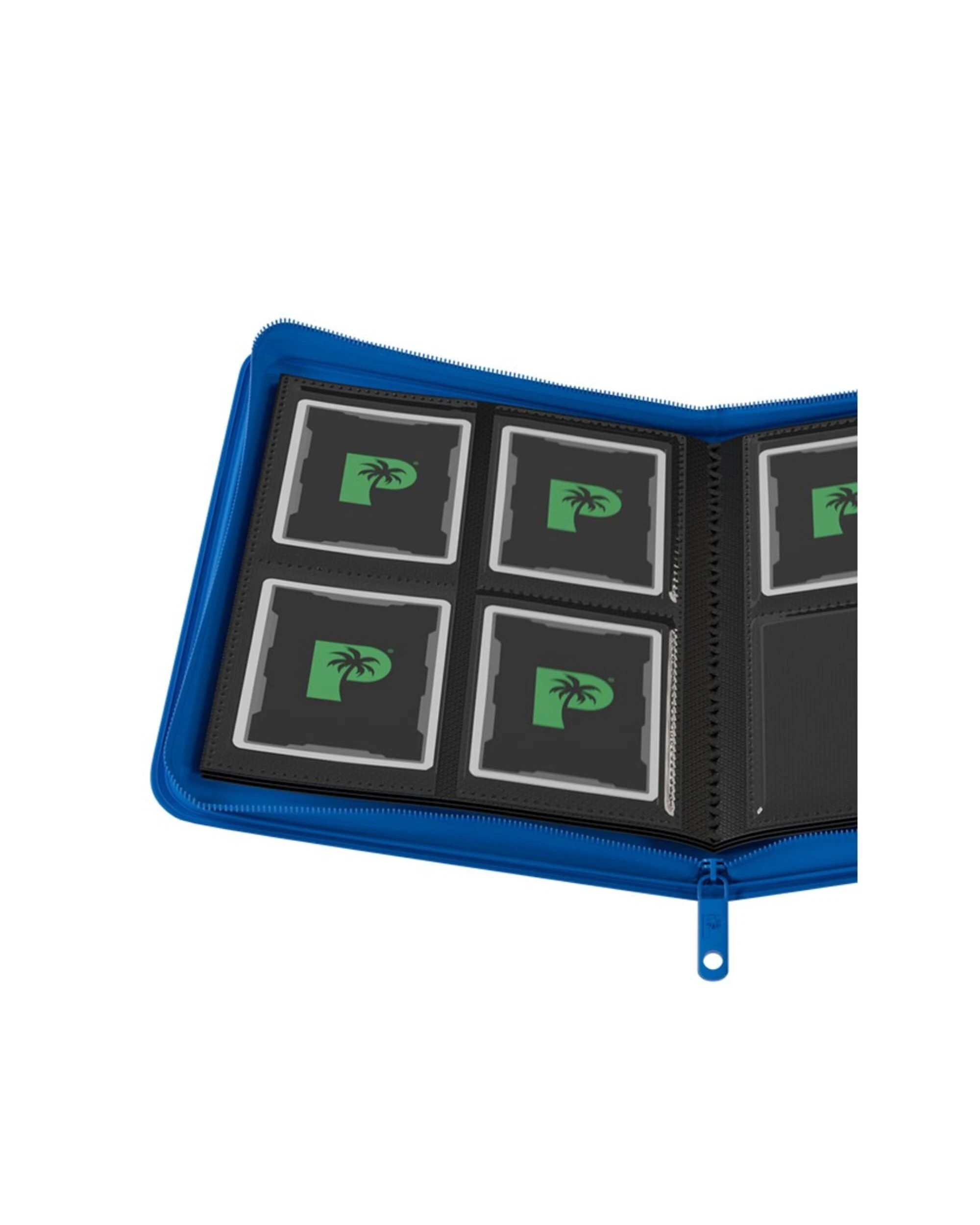 2 Palms Off Gaming - Collector's Series 4 Pocket Zip Trading Card Binder - Blue, 2 of 5