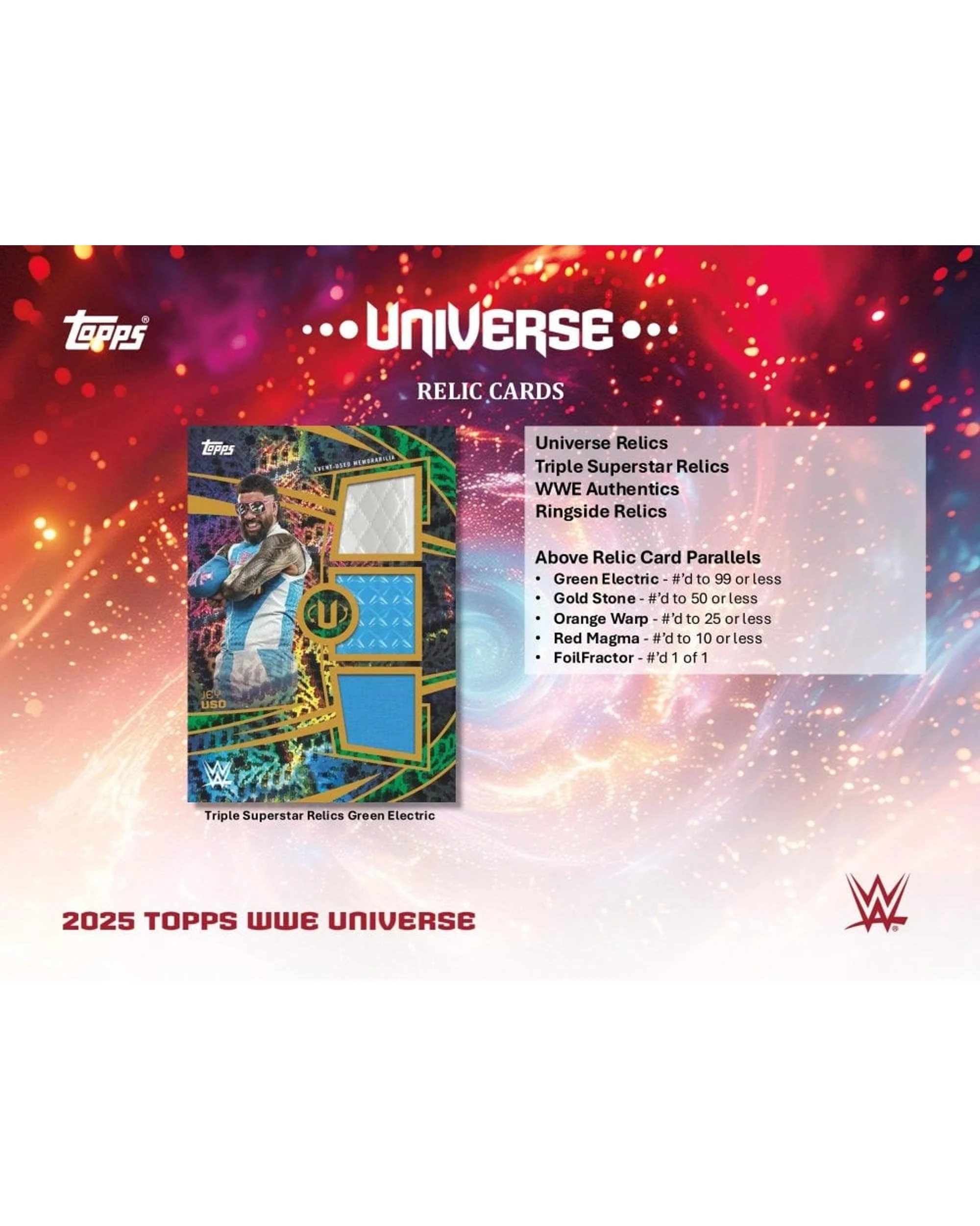 7 Topps WWE Universe Wrestling 2025 Hobby Pack, 7 of 8