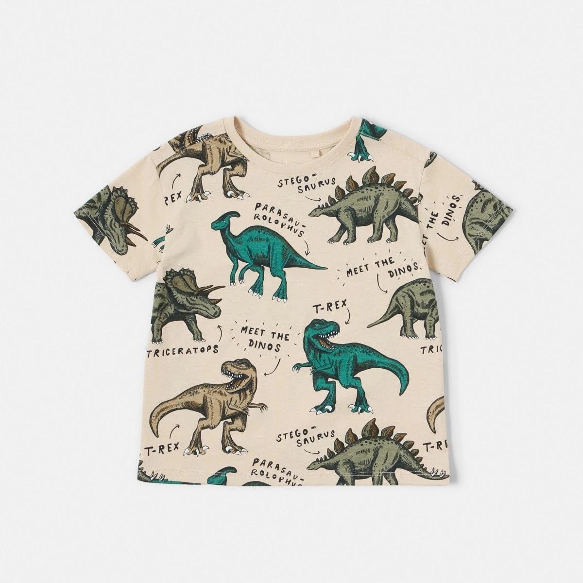 7 All Over Print T-shirt Ecr Dino, 7 of 8