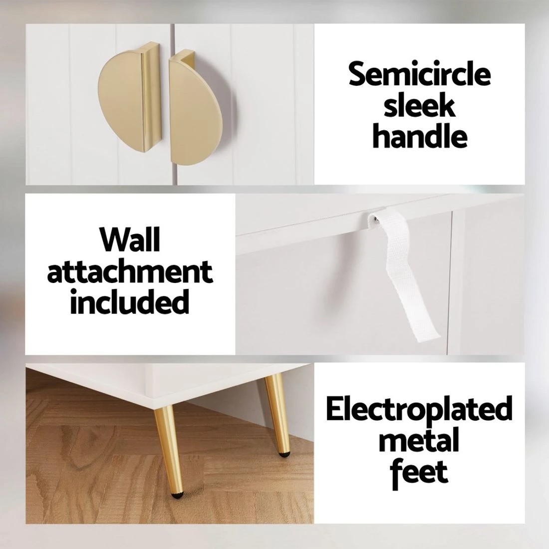 8 Artiss Shoe Rack Cabinet 5 Tiers 30 Pairs
 - White, 8 of 8