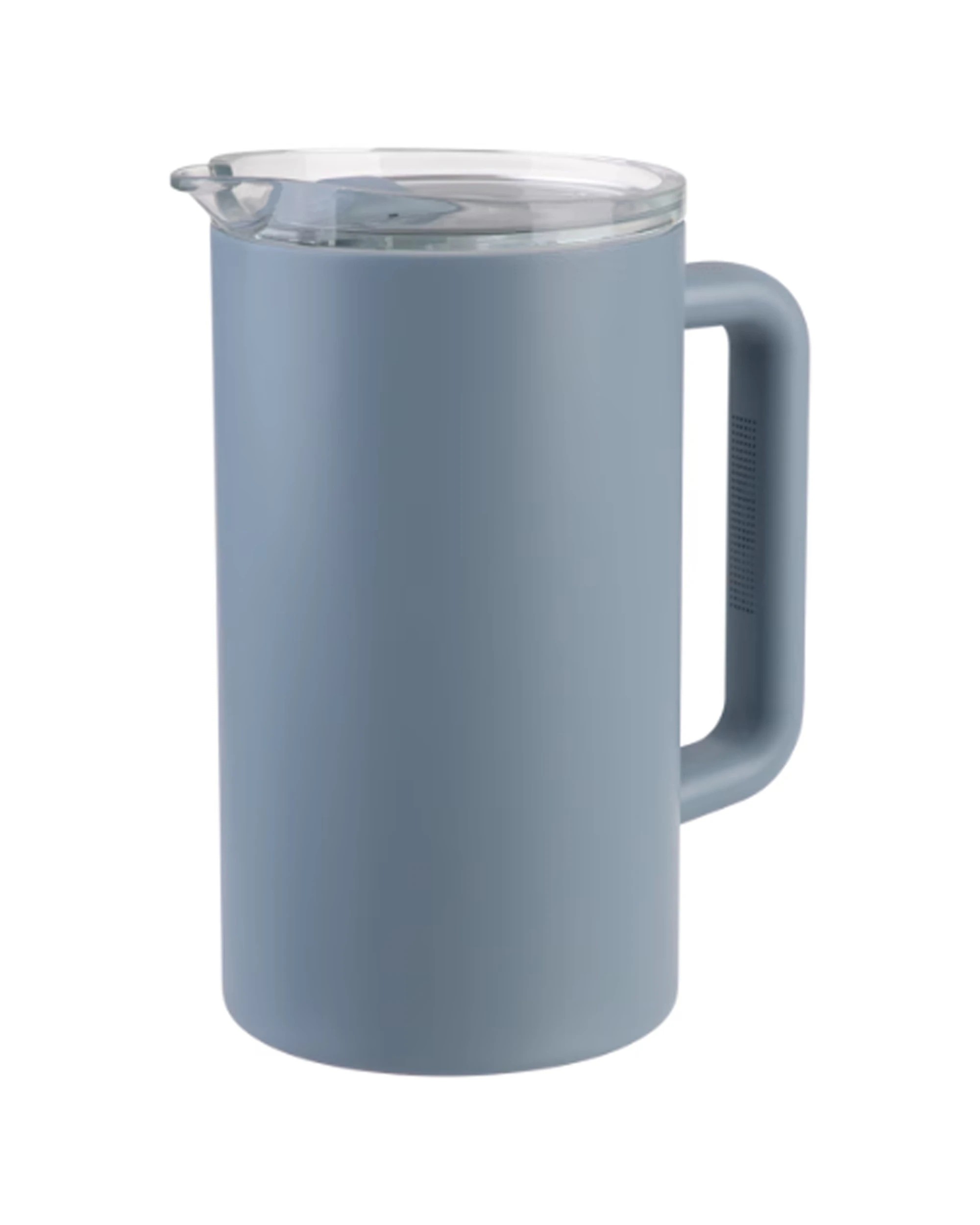 1 Oasis Ceramic Lined Stainless Steel Triple Wall Insulated Water Pitcher 1.5L - Blue, 1 of 1