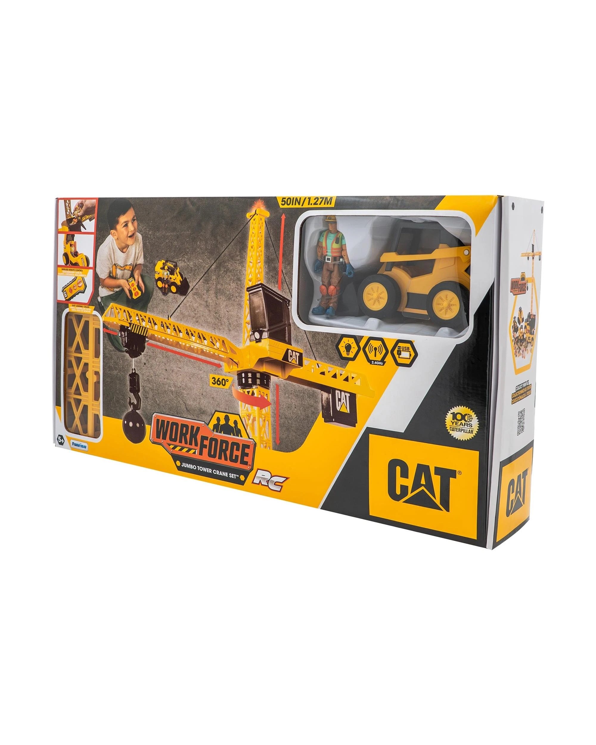 2 CAT WorkForce Jumbo Tower RC Crane Set, 2 of 4