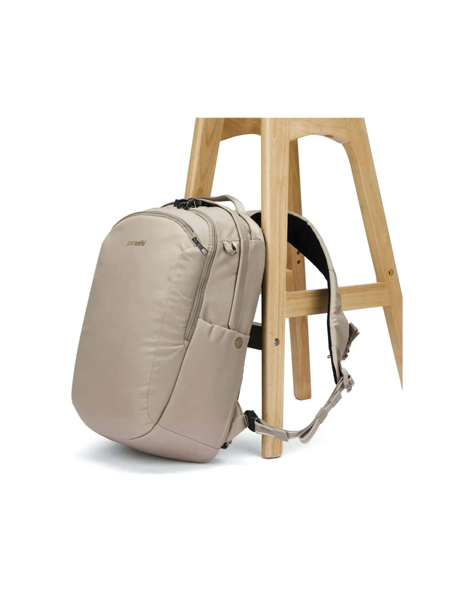 7 Pacsafe V Tour Anti-Theft RFID Blocking Secure 16in Laptop Backpack Water Resistant 26L - Brown, 7 of 8
