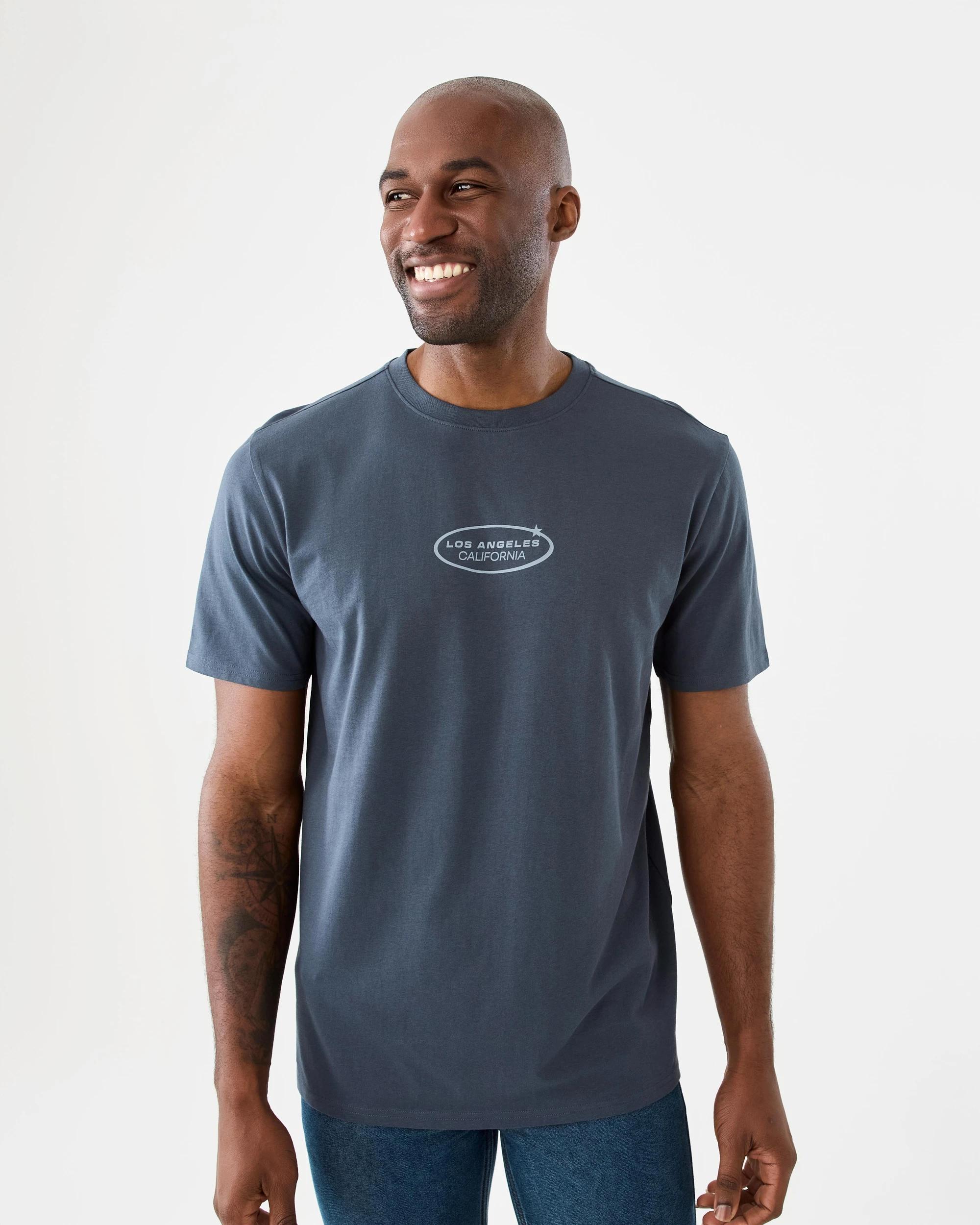1 Print T-shirt Blu La, 1 of 6