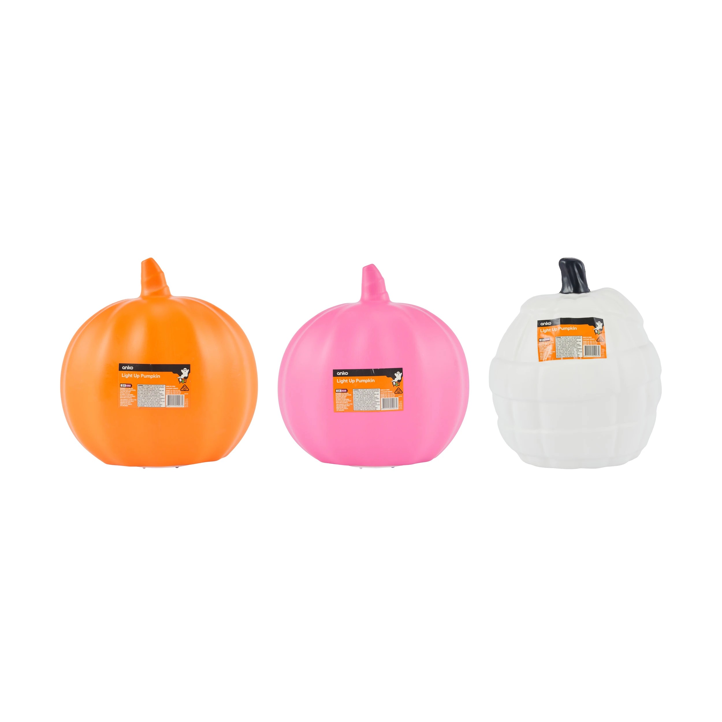 7 Light Up Pumpkin - Assorted, 7 of 7