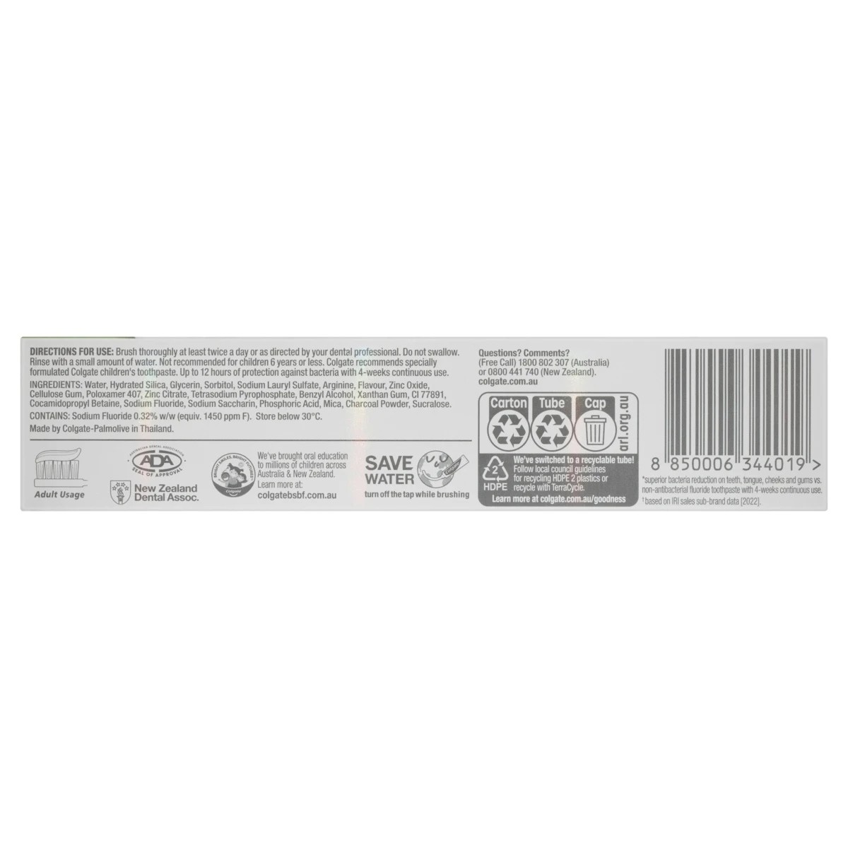 7 Colgate Total Active Prevention Deep Clean with Charcoal Toothpaste, 7 of 10