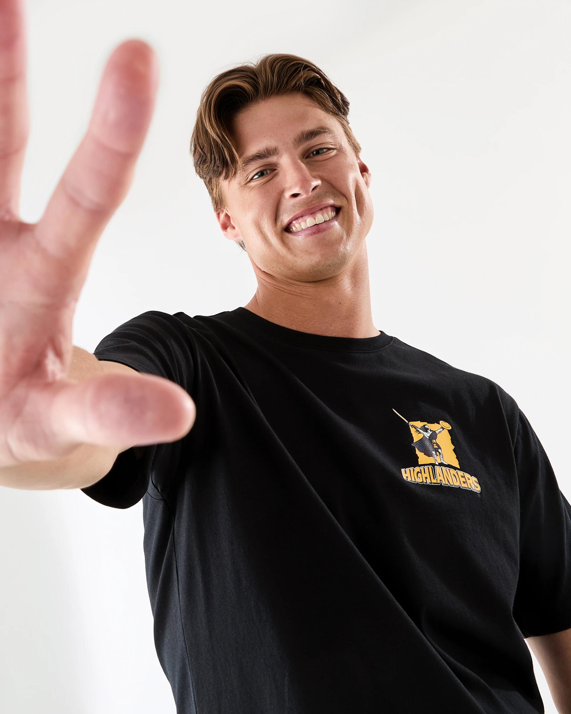 6 Official Super Rugby Adult Jersey T-shirt Highlander, 6 of 8